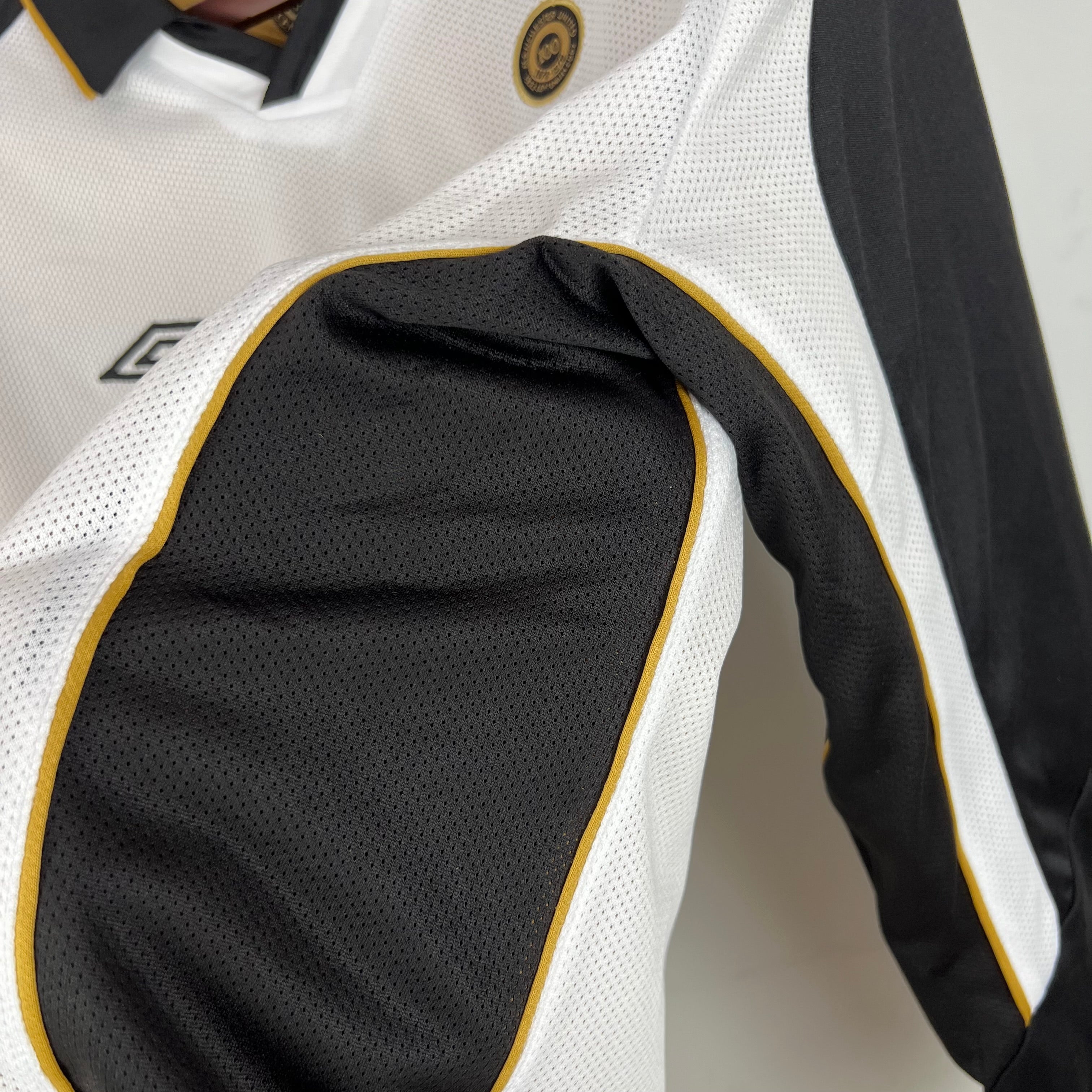 Manchester United 100th Anniversary double-sided longsleeve jersey. Season 01/02