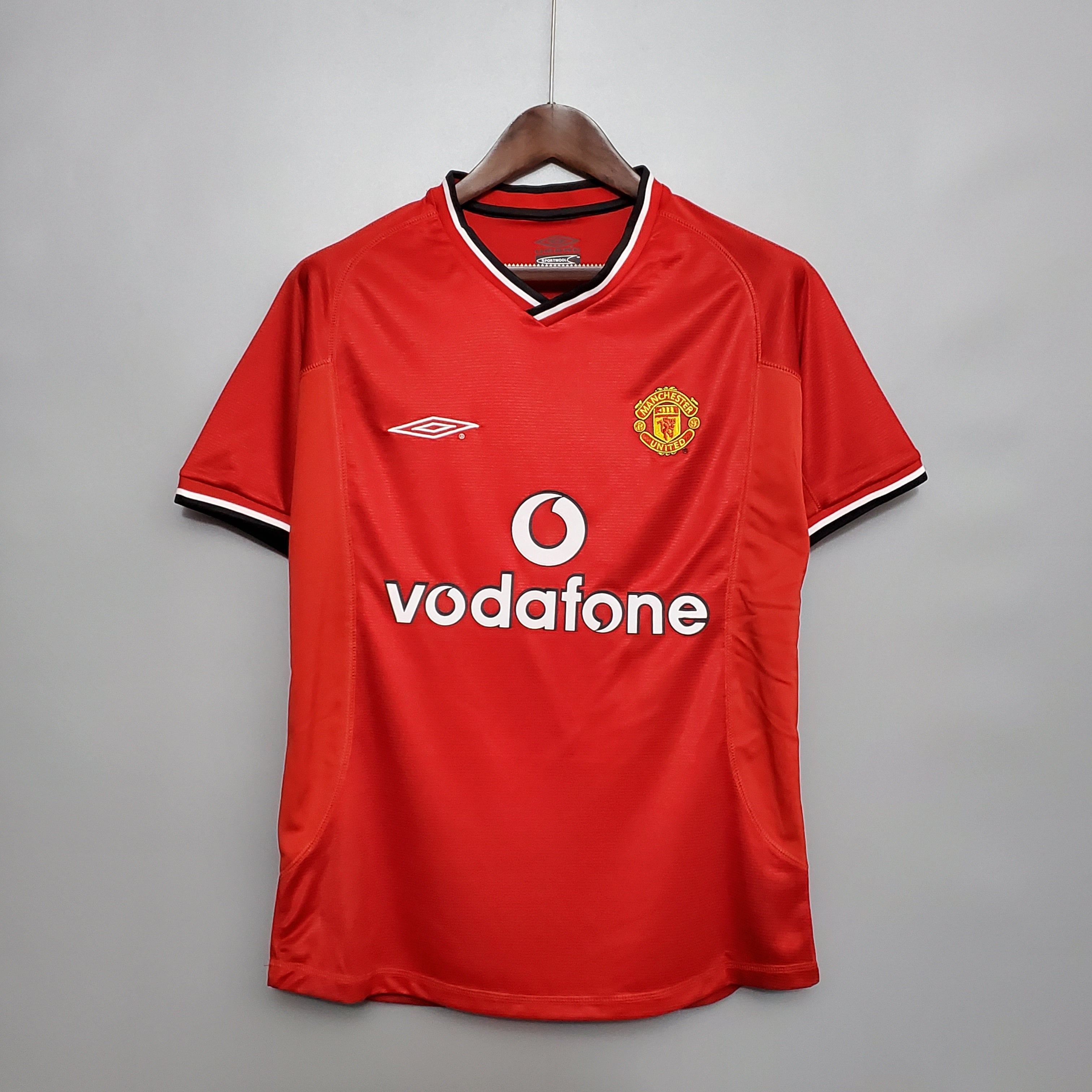 Manchester United home jersey. Season 00/02