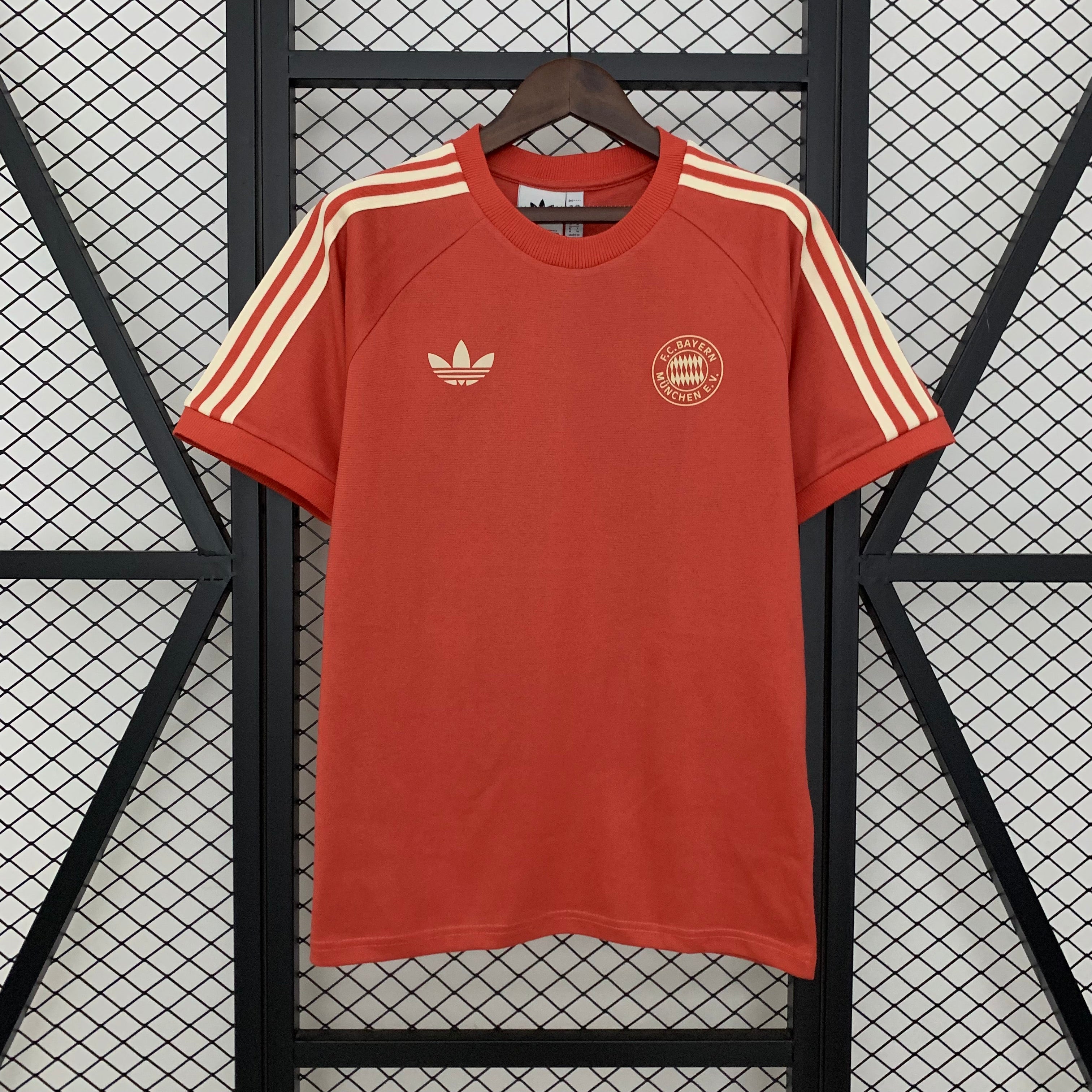 Bayern Munich pre-match jersey.