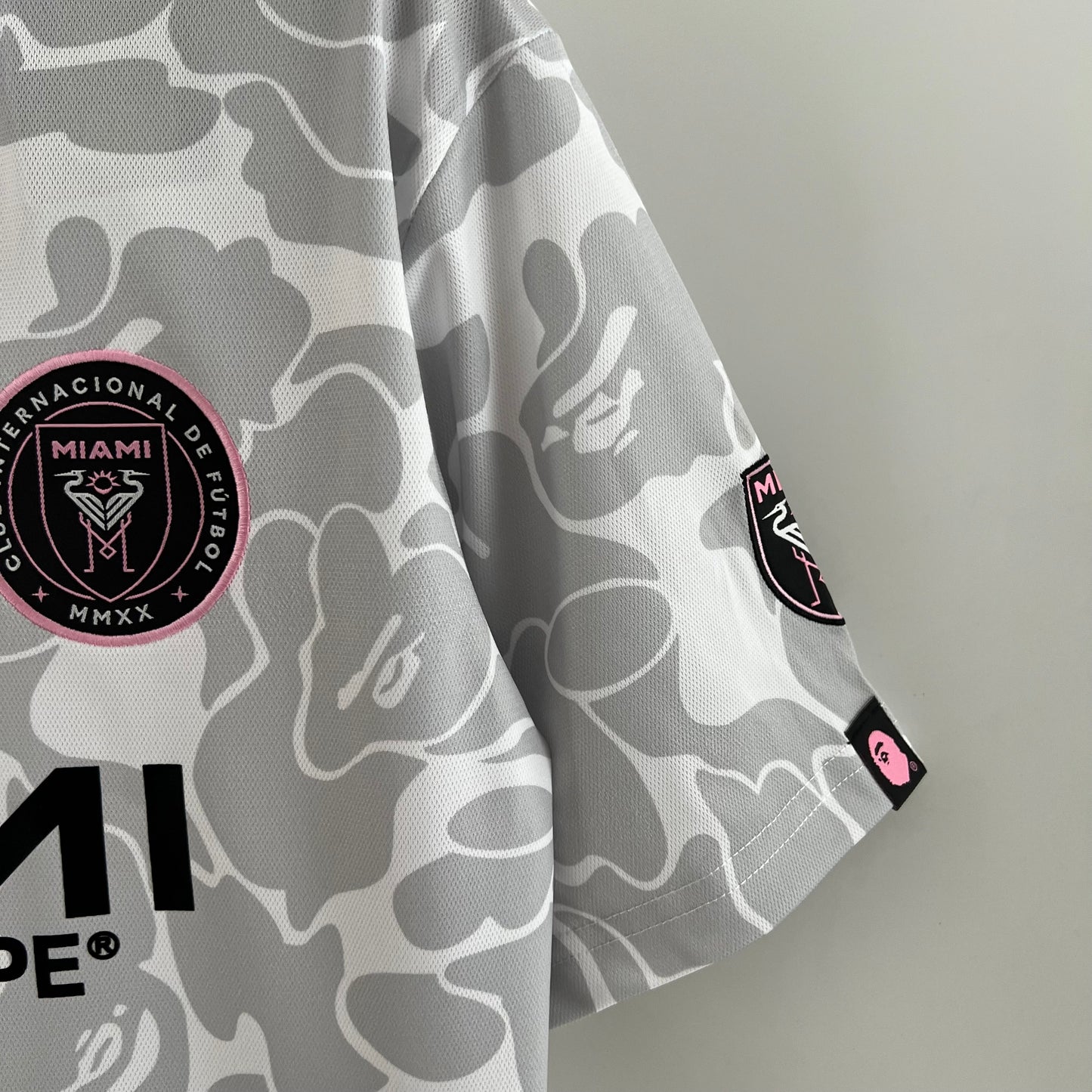 Inter Miami x BAPE Collaboration jersey. (grey)