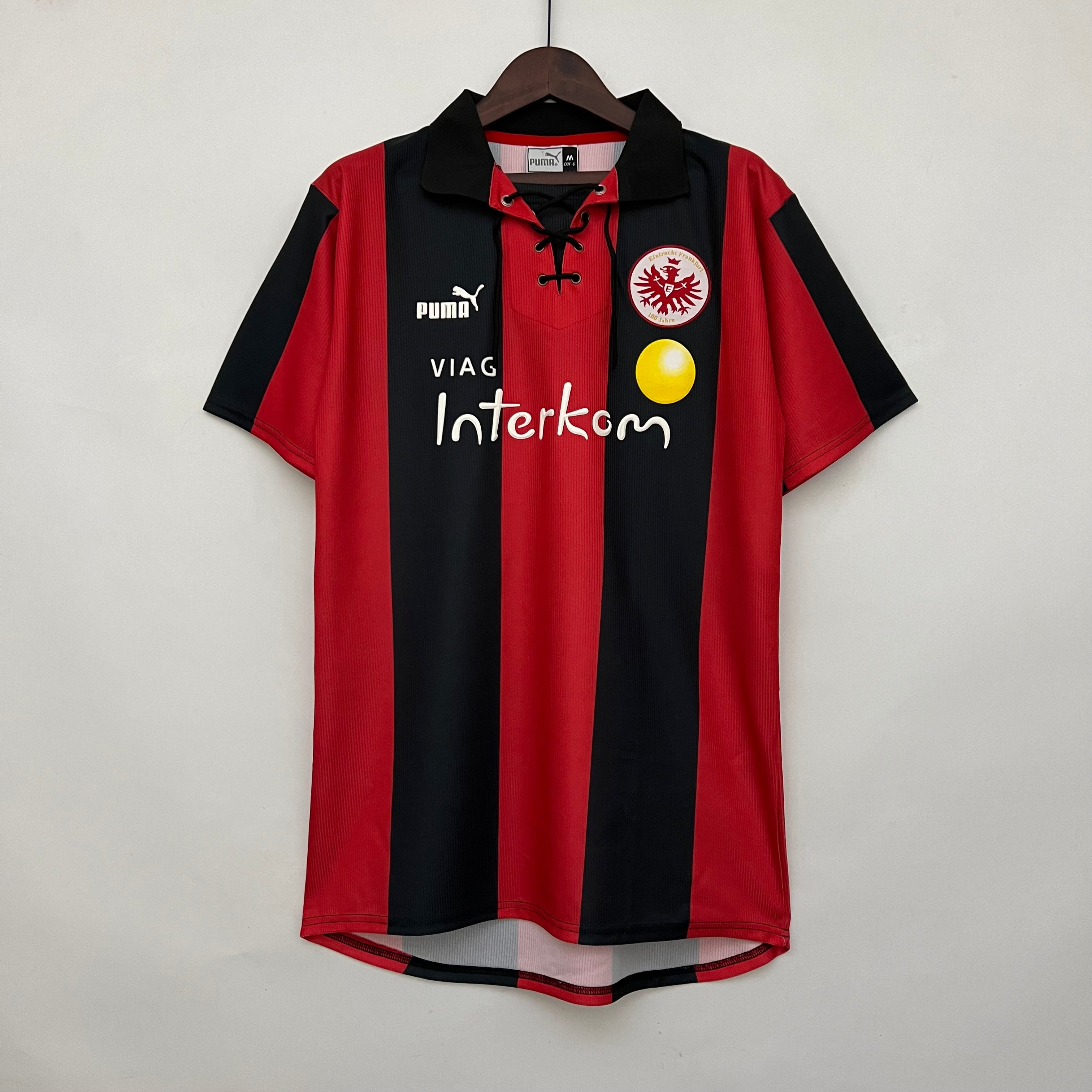 Eintracht Frankfurt home jersey. Season 98/99