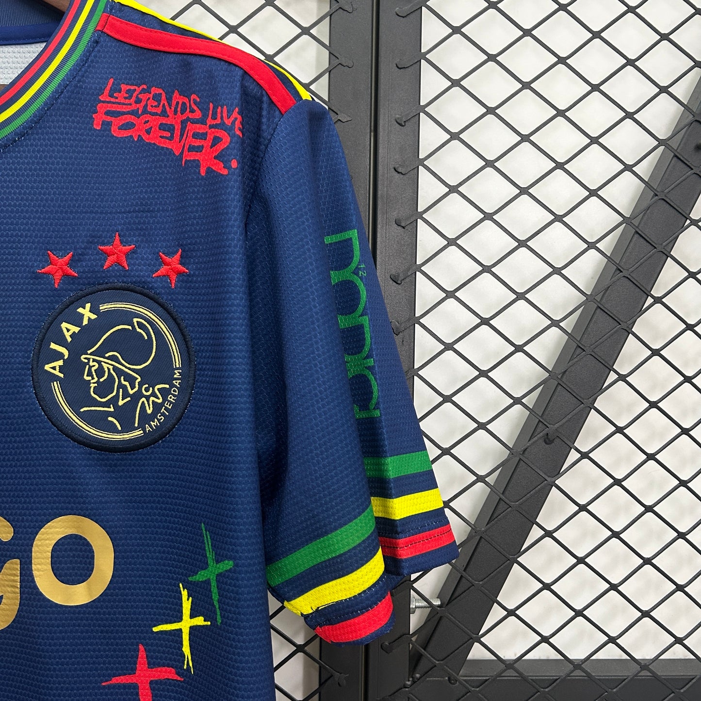 Ajax Bob Marley tribute special edititon jersey (blue)