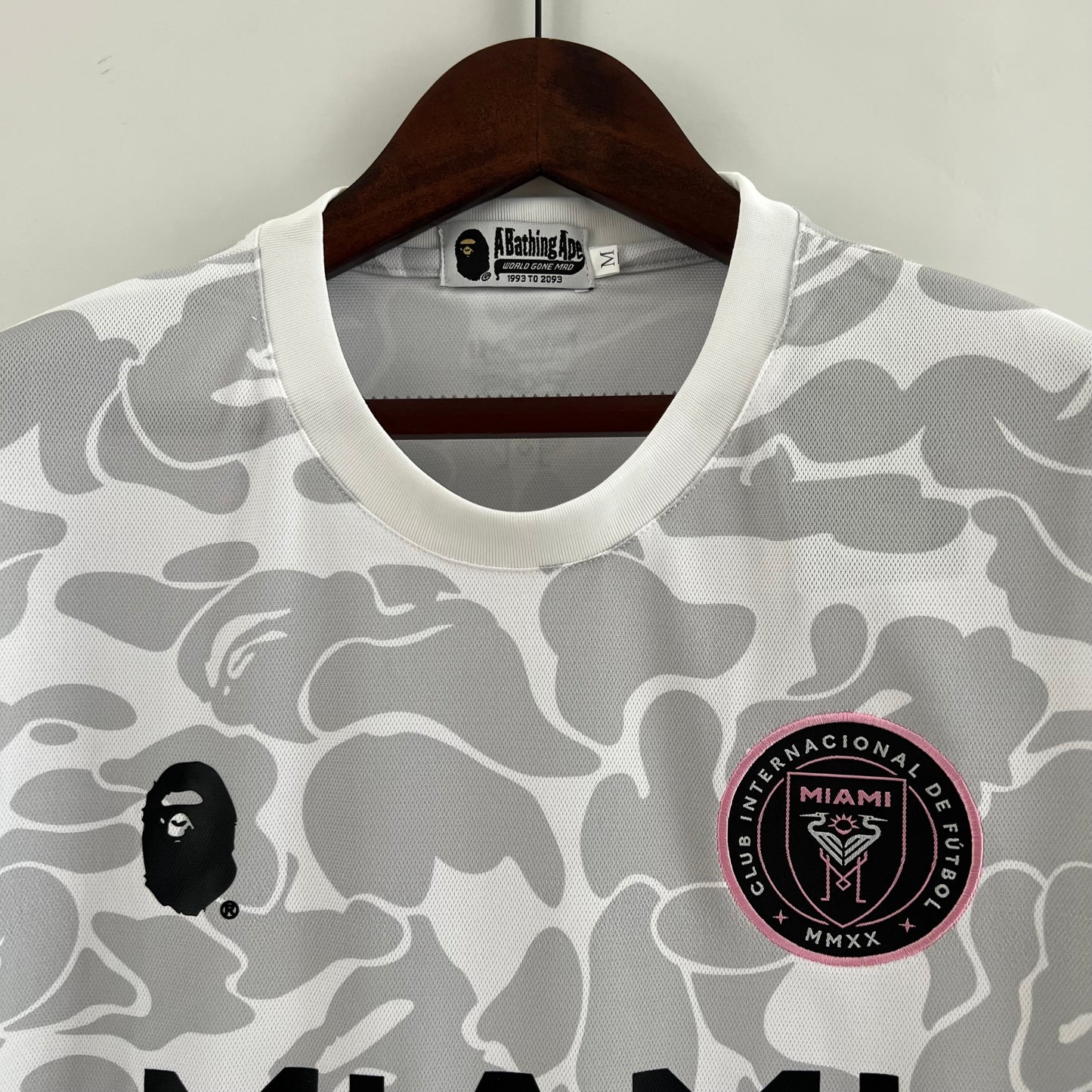 Inter Miami x BAPE Collaboration jersey. (grey)