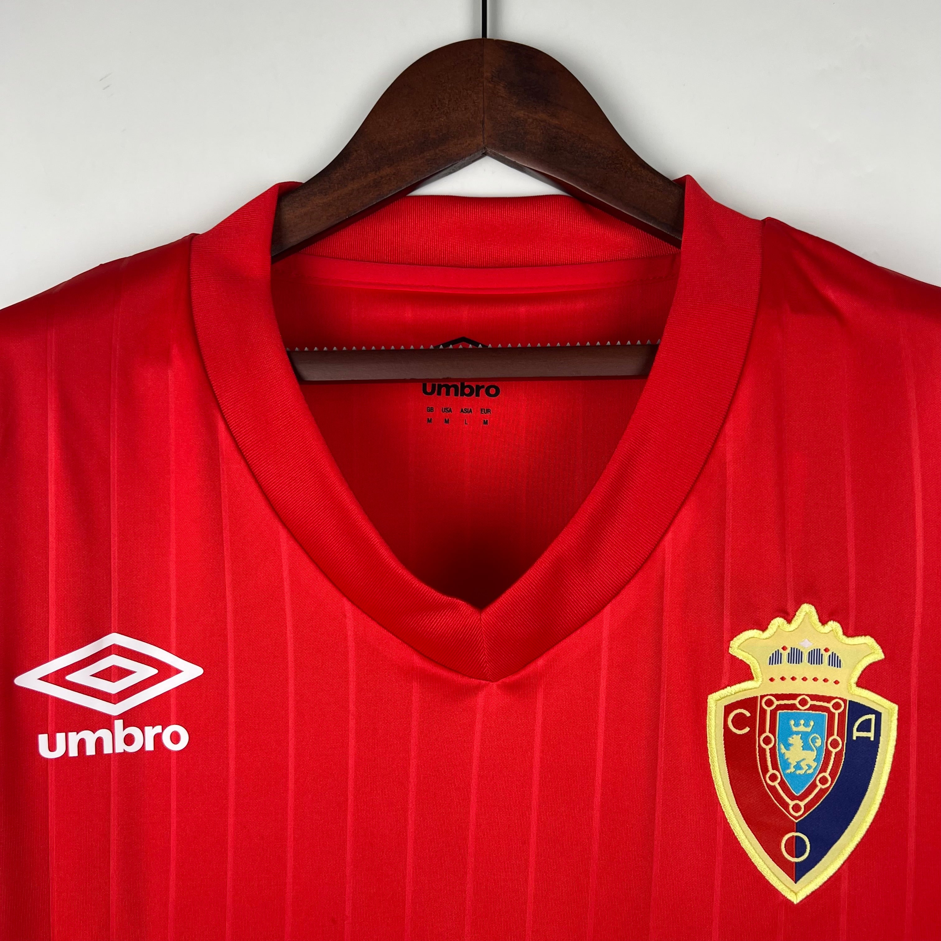 Osasuna home jersey. Season 87/88