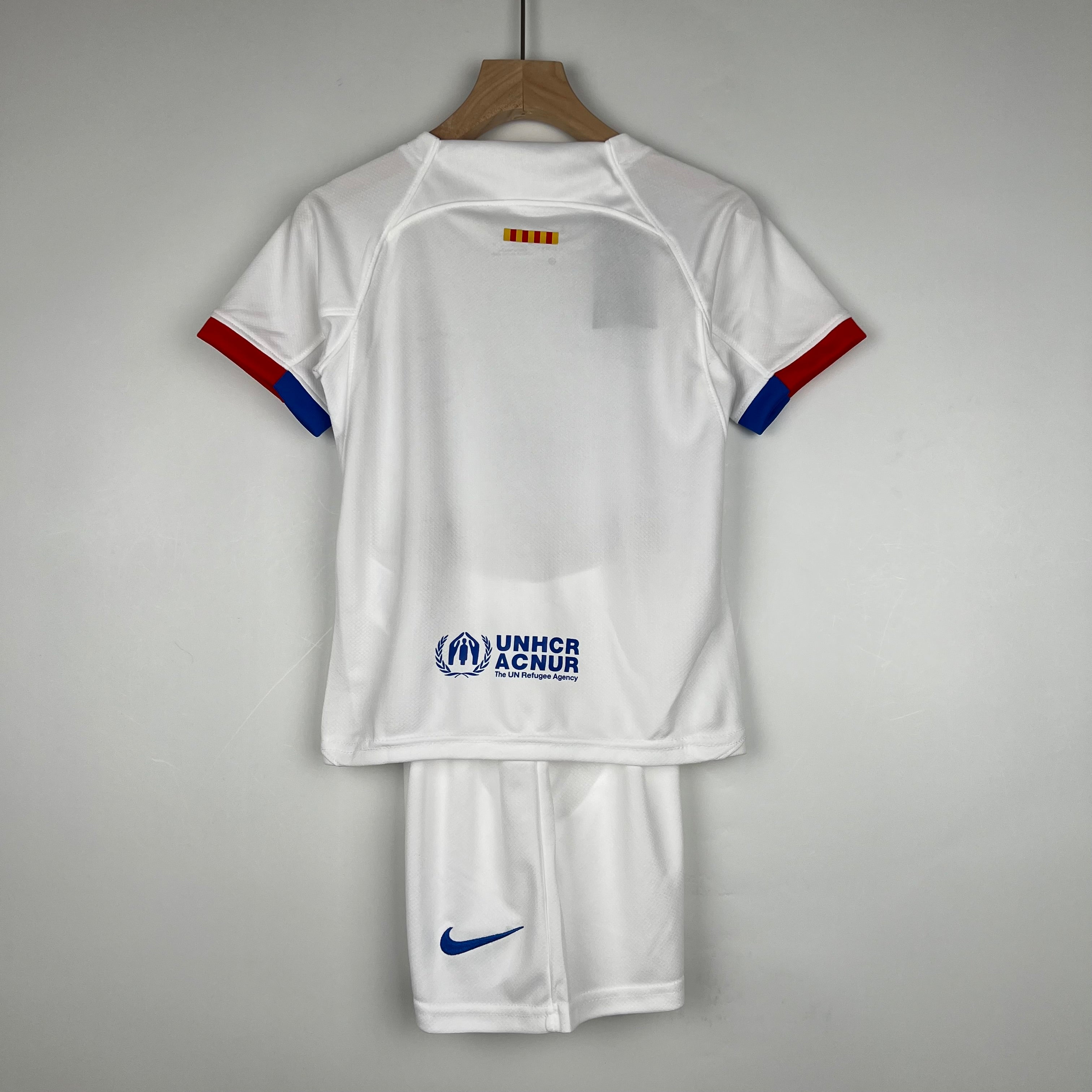 Barcelona away kids set. Season 23/34