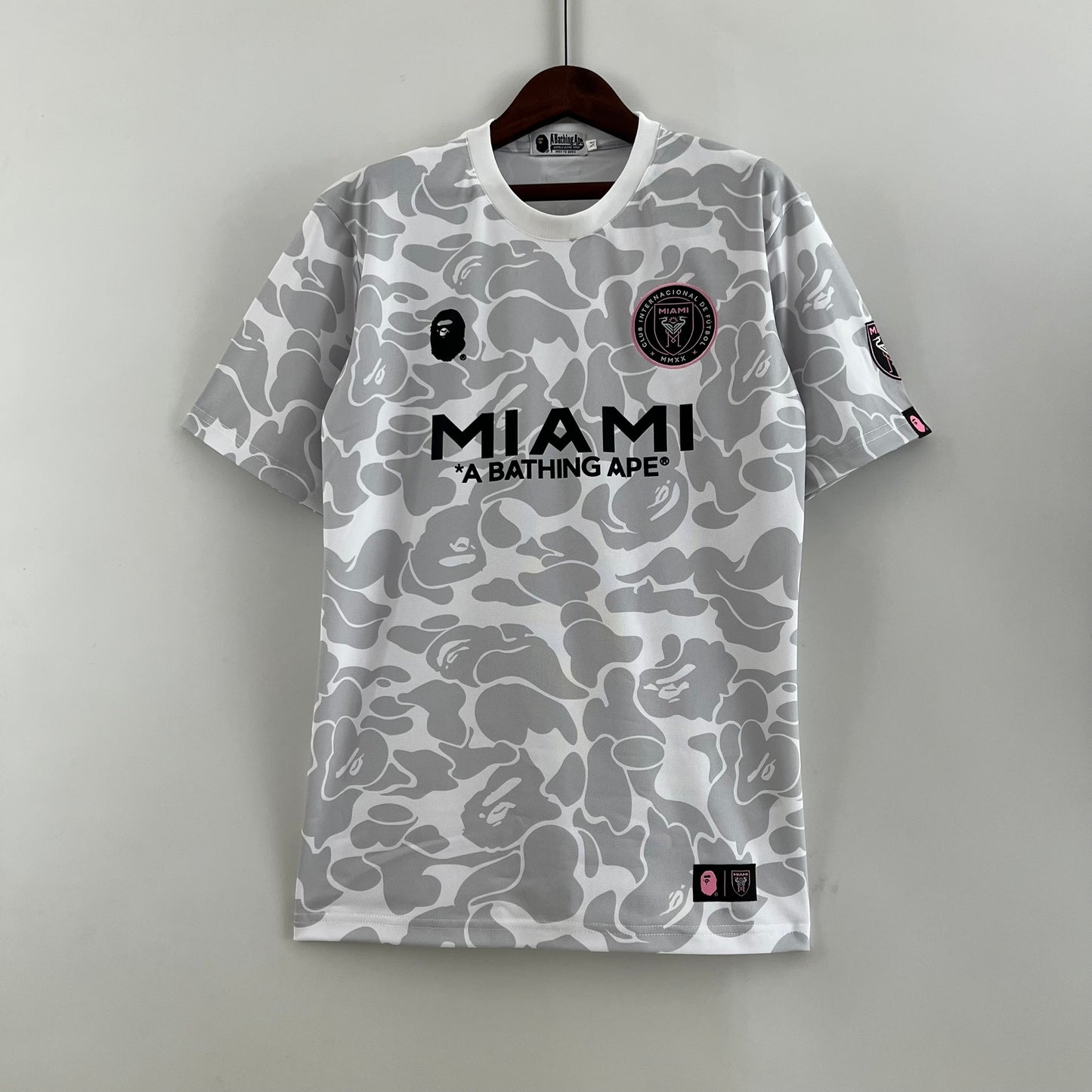 Inter Miami x BAPE Collaboration jersey. (grey)