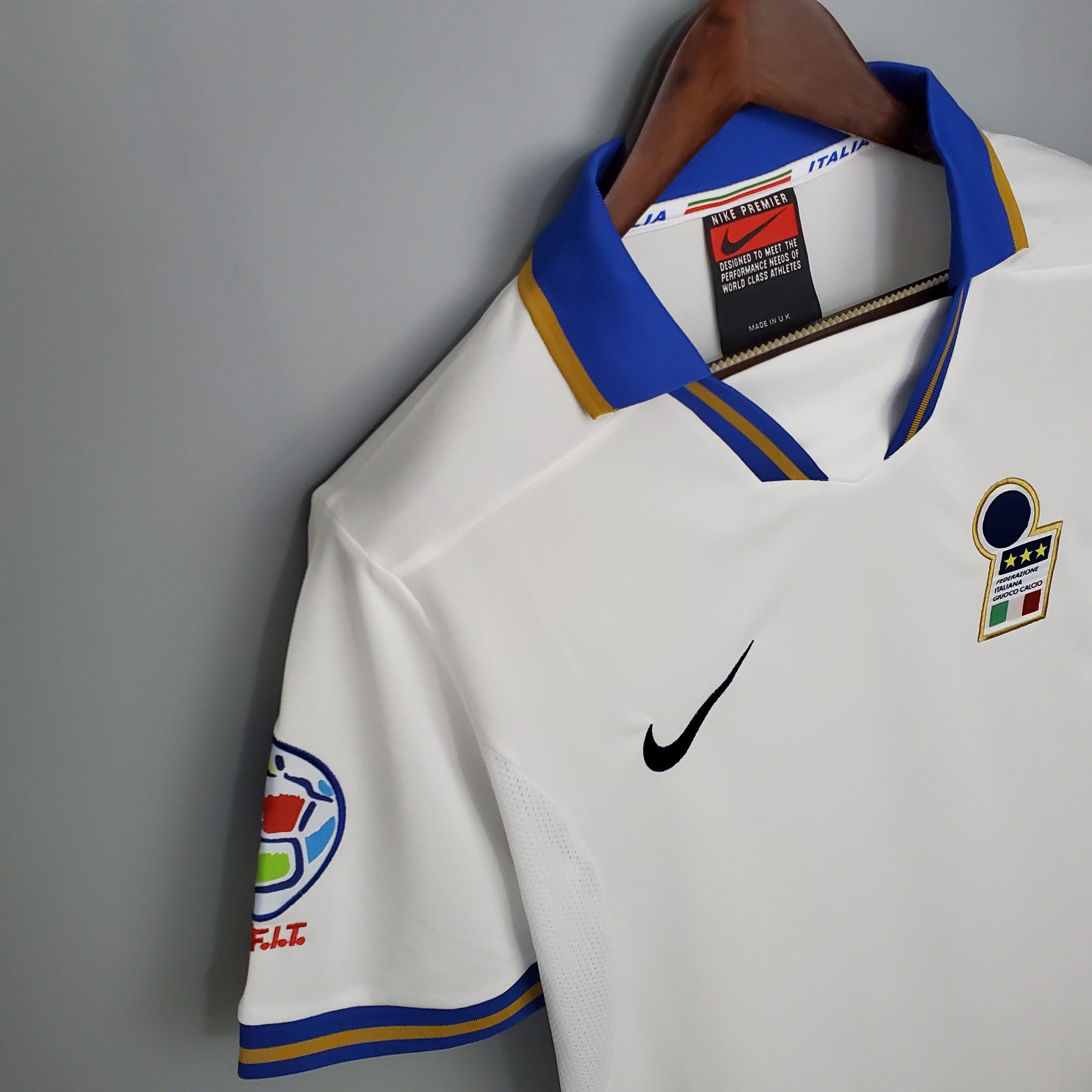 Italy EURO 1996 away jersey.