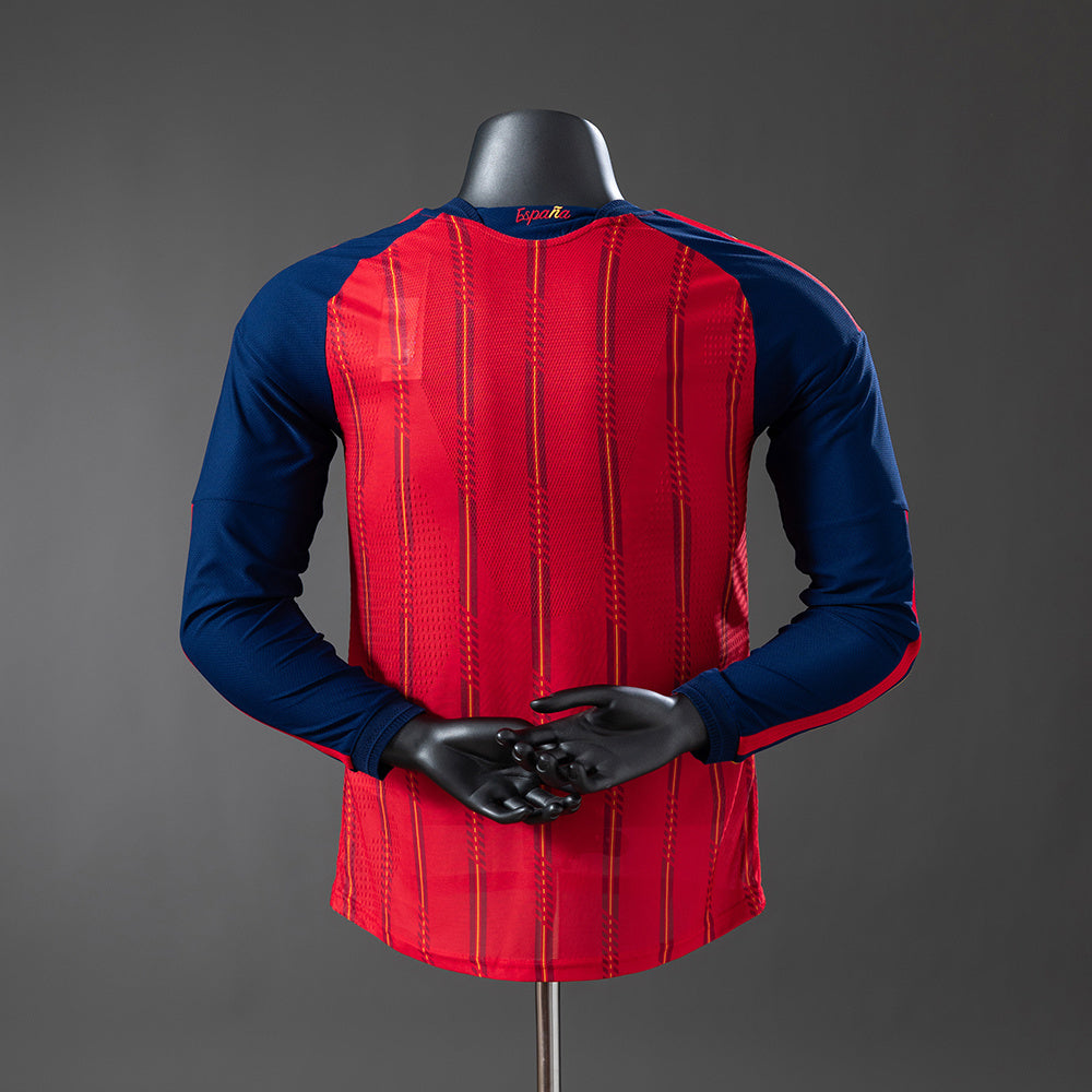 Spain Home longsleeve jersey for the 2026 FIFA World Cup (Player Version)