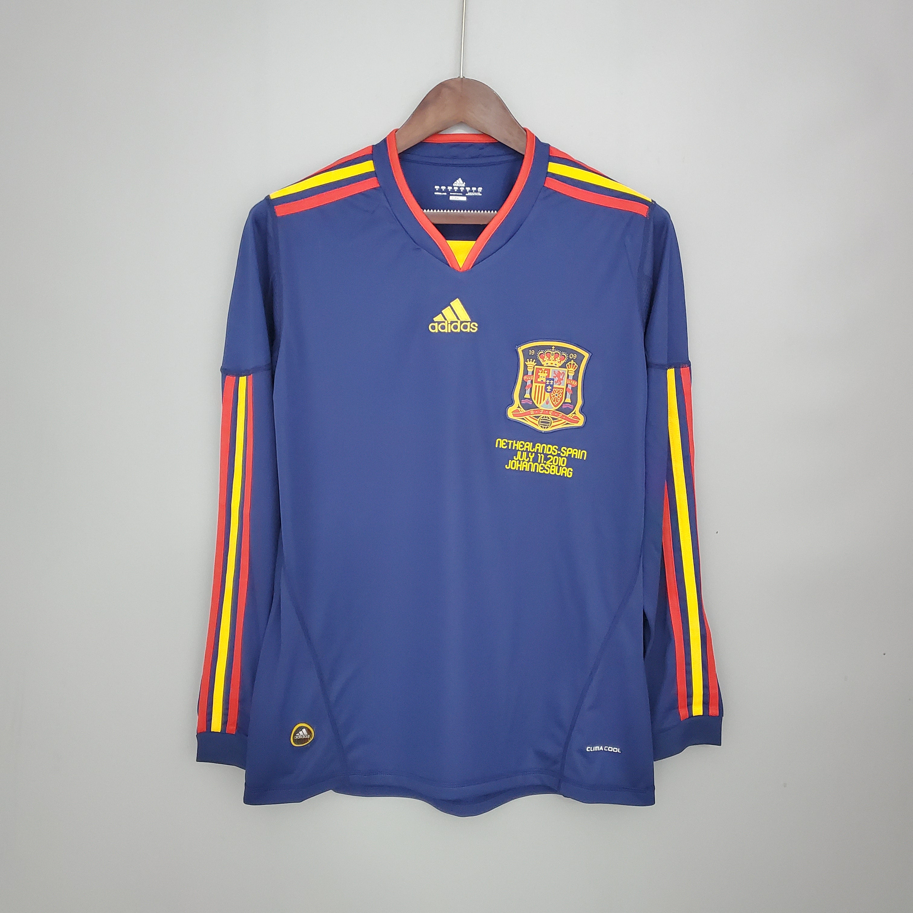 Spain 2010 longsleeve away jersey.