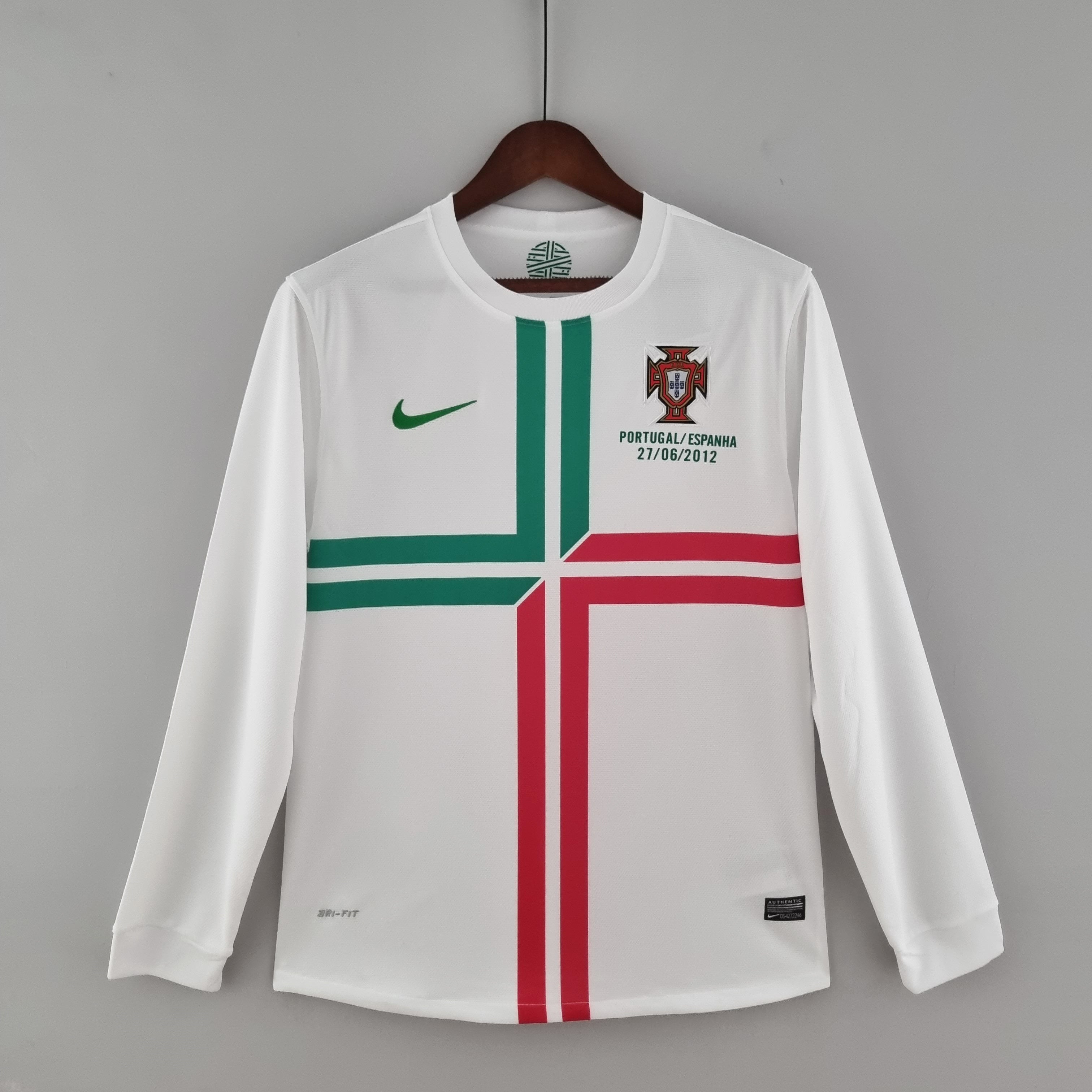 Portugal longsleeve away jersey. Season 2012.