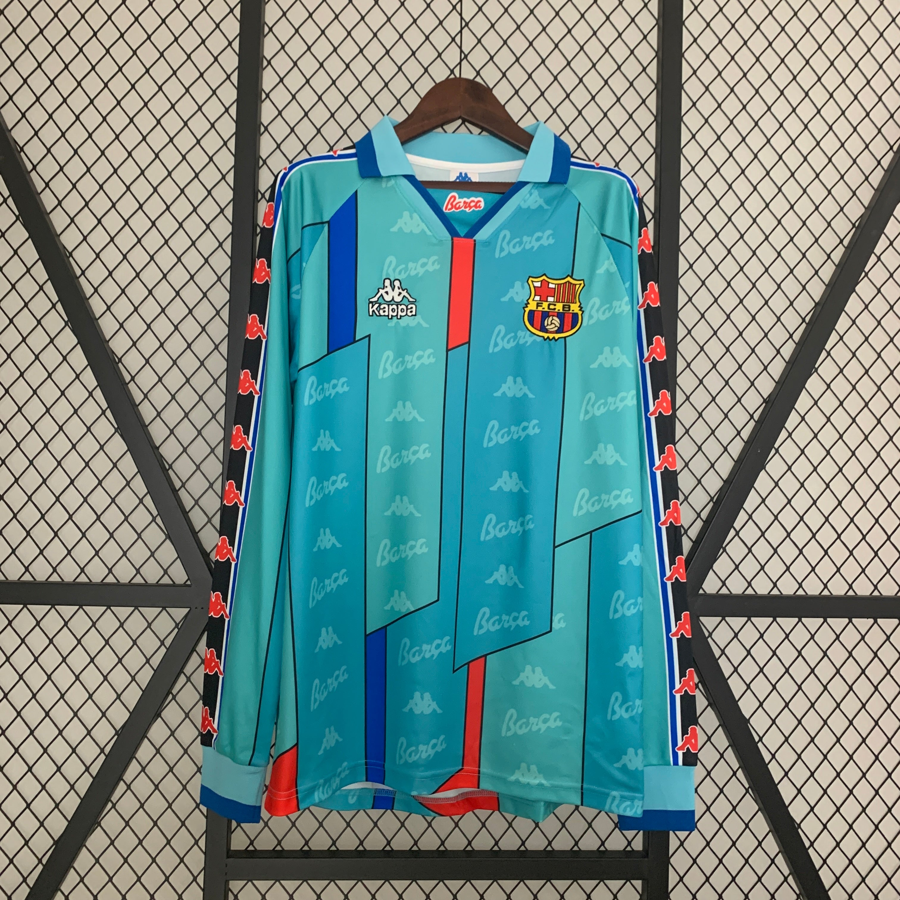 Barcelona longsleeve away jersey. Season 96/97
