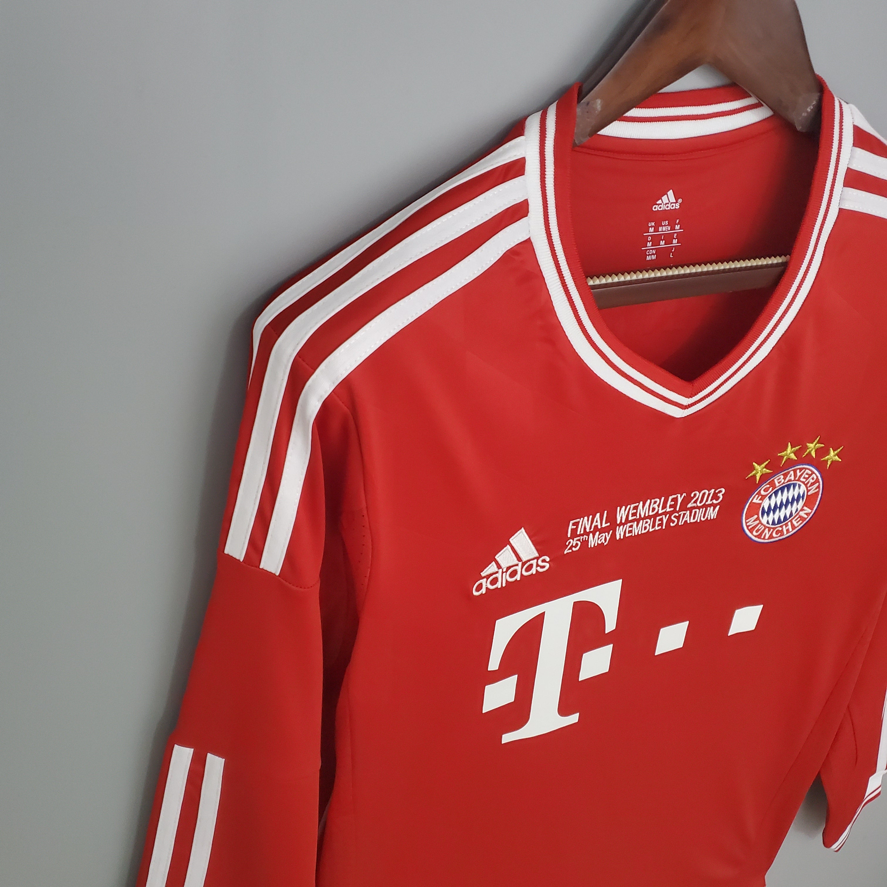 Bayern Munich UCL 2013 Final longsleeve home jersey.