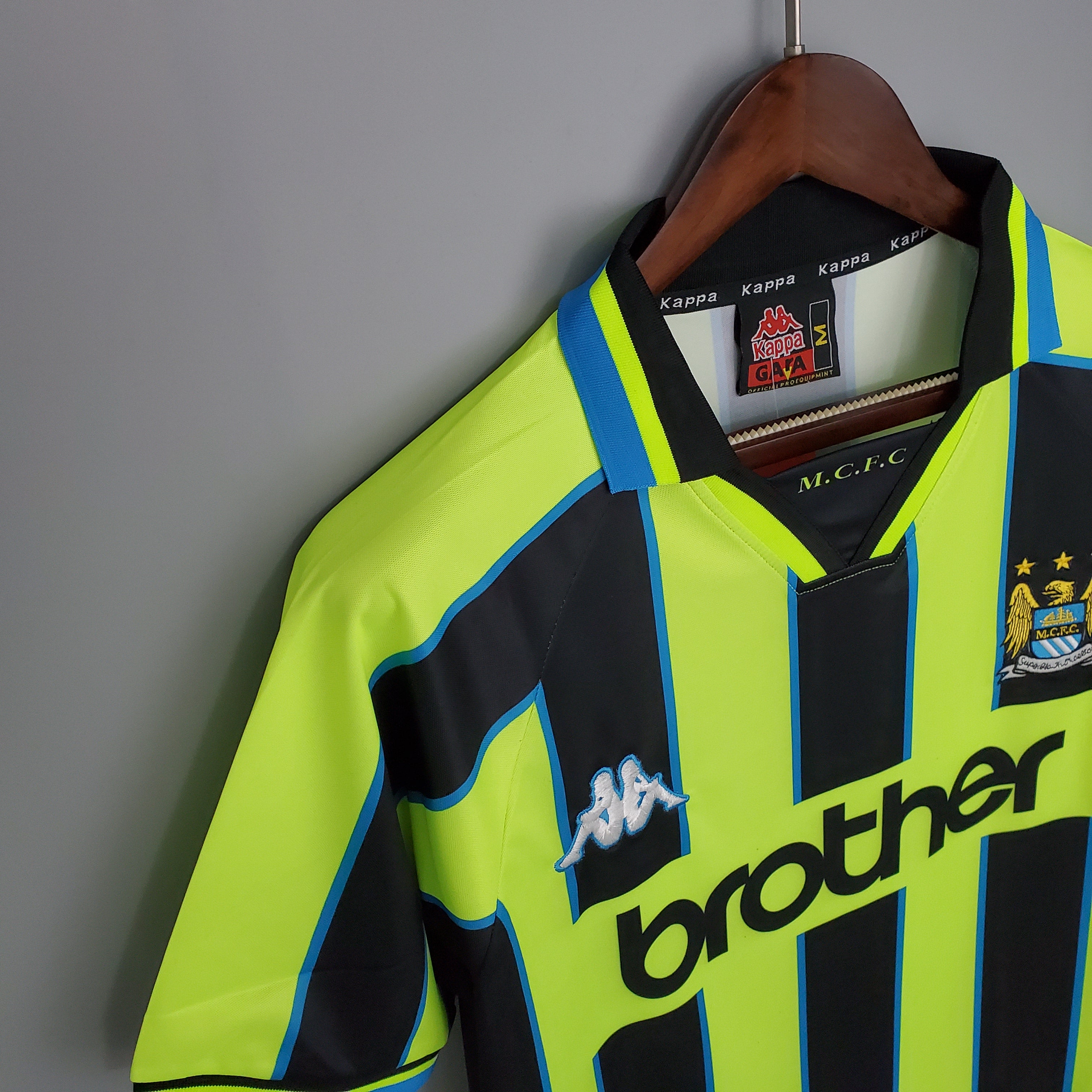 Manchester City away jersey. Season 98/99