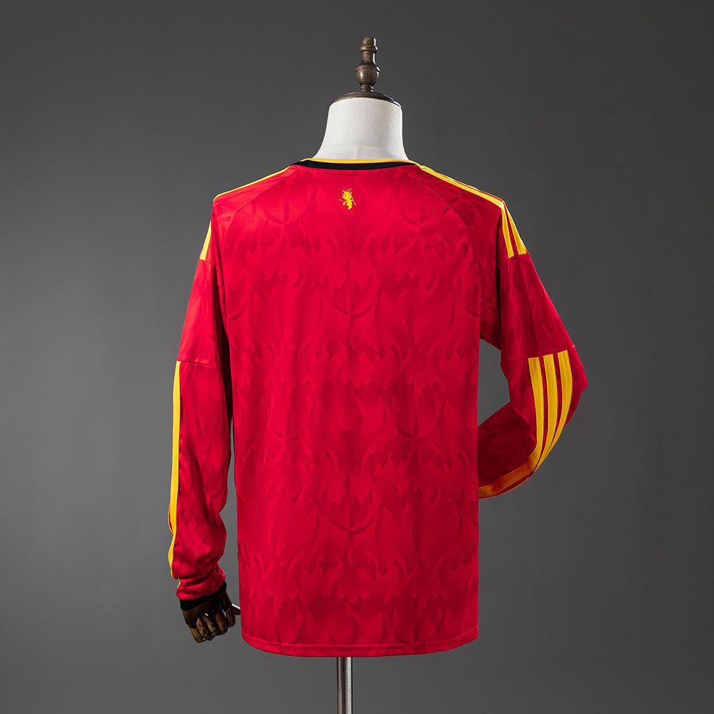 Belgium Home Longsleeve jersey for the 2026 FIFA World Cup