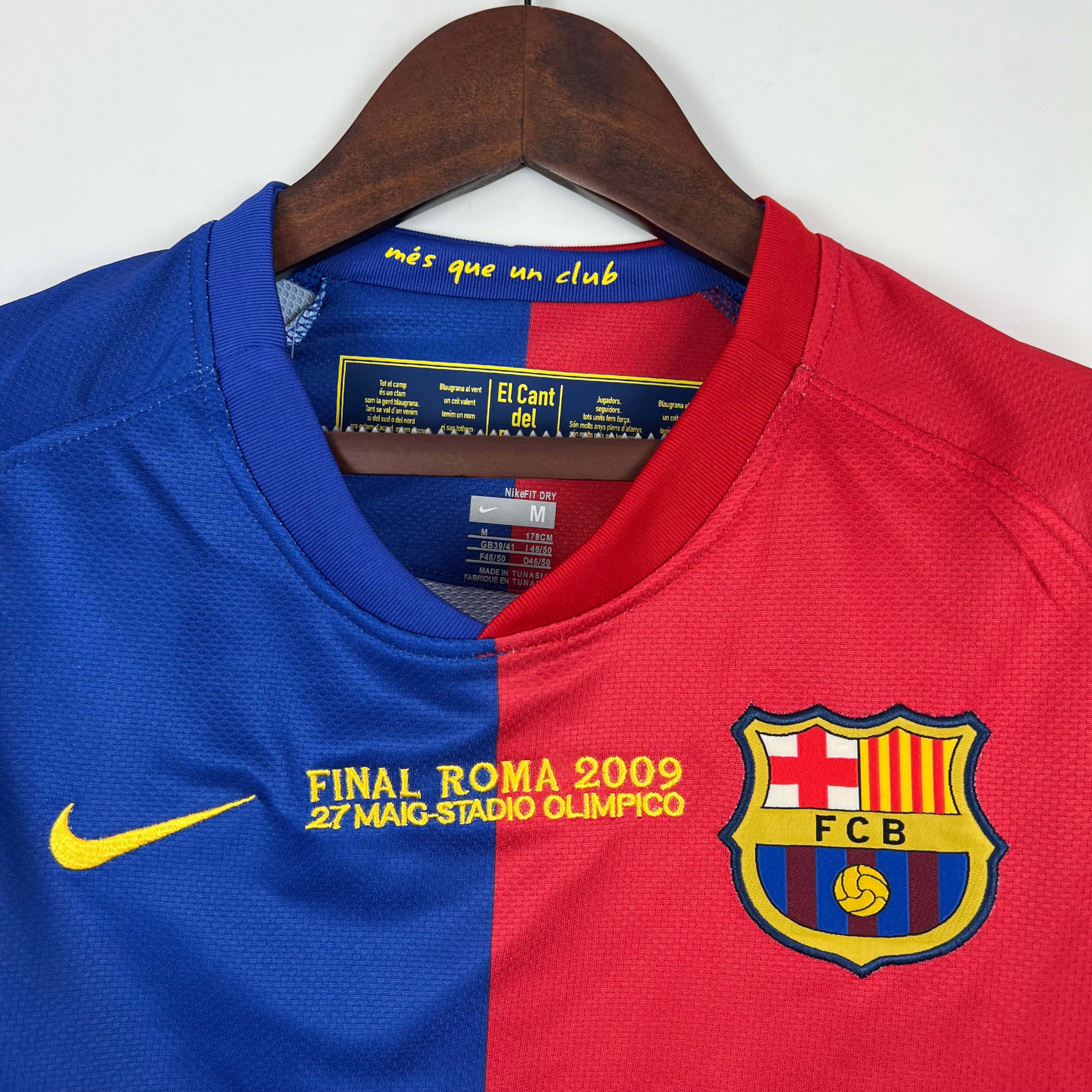 Barcelona UCL Final 2009 home jersey. Season 08/09