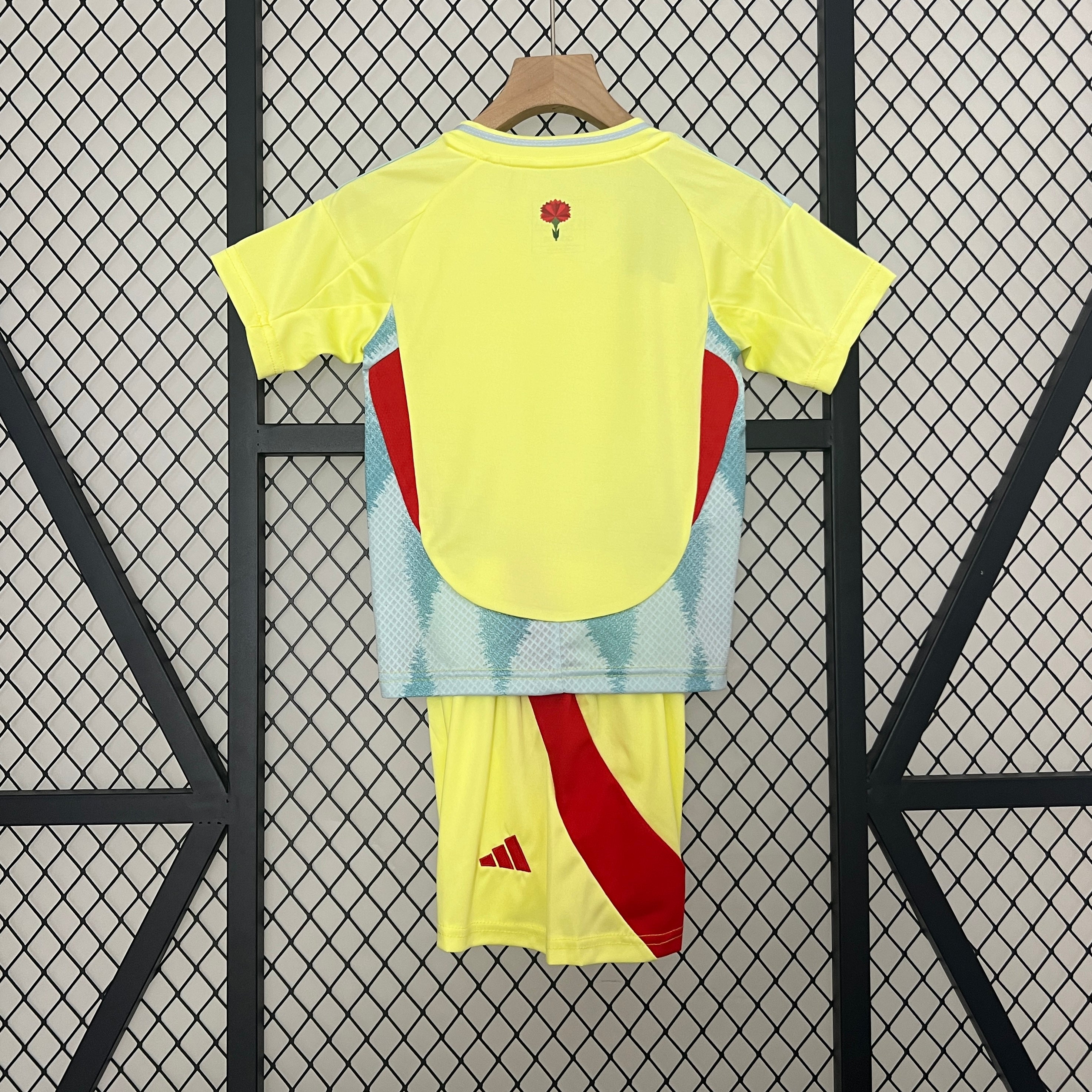 Spain 2024 away kids set