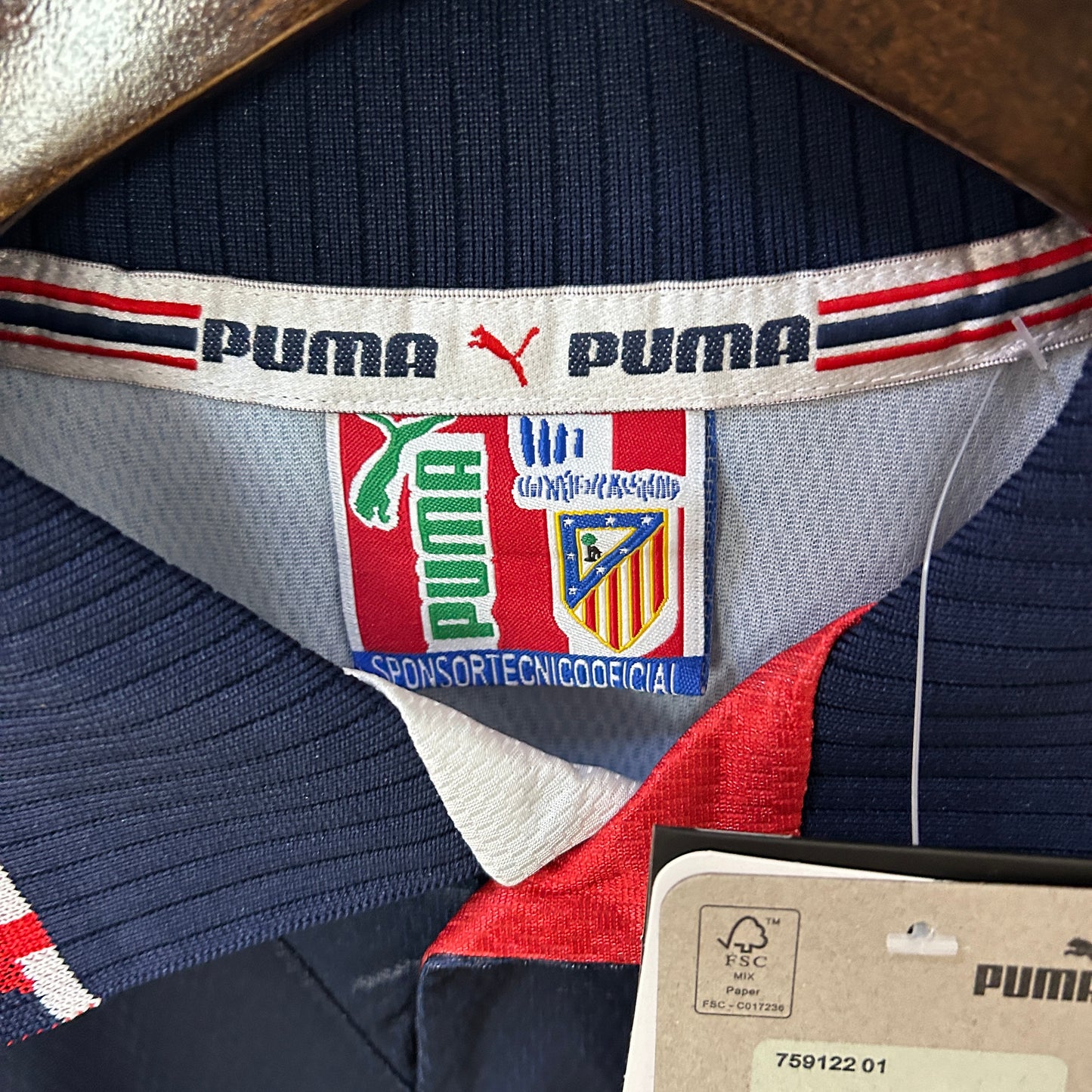 Atletico Madrid away jersey. Season 96/97