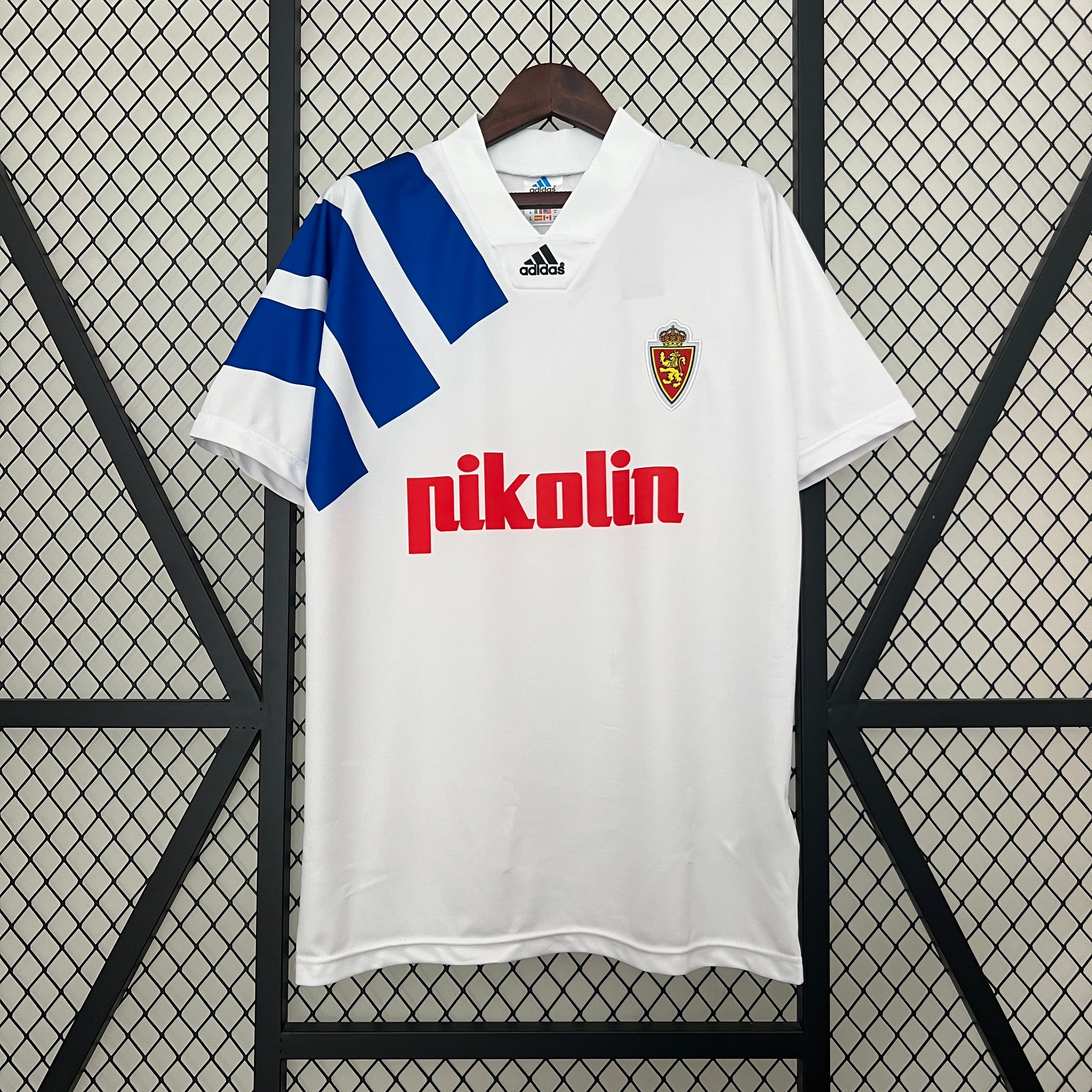Real Zaragoza home jersey. Season 92/93
