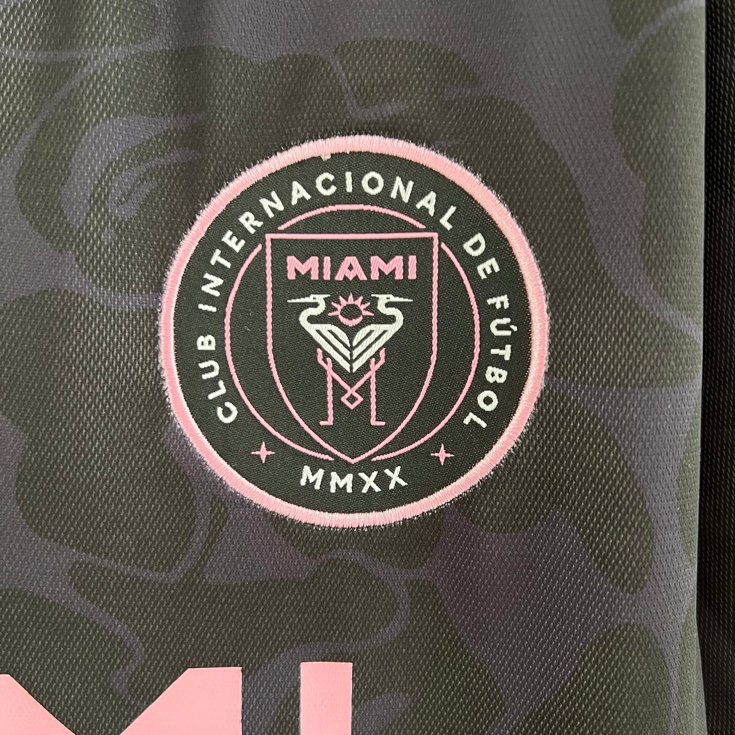 Inter Miami x BAPE Collaboration jersey. (black)