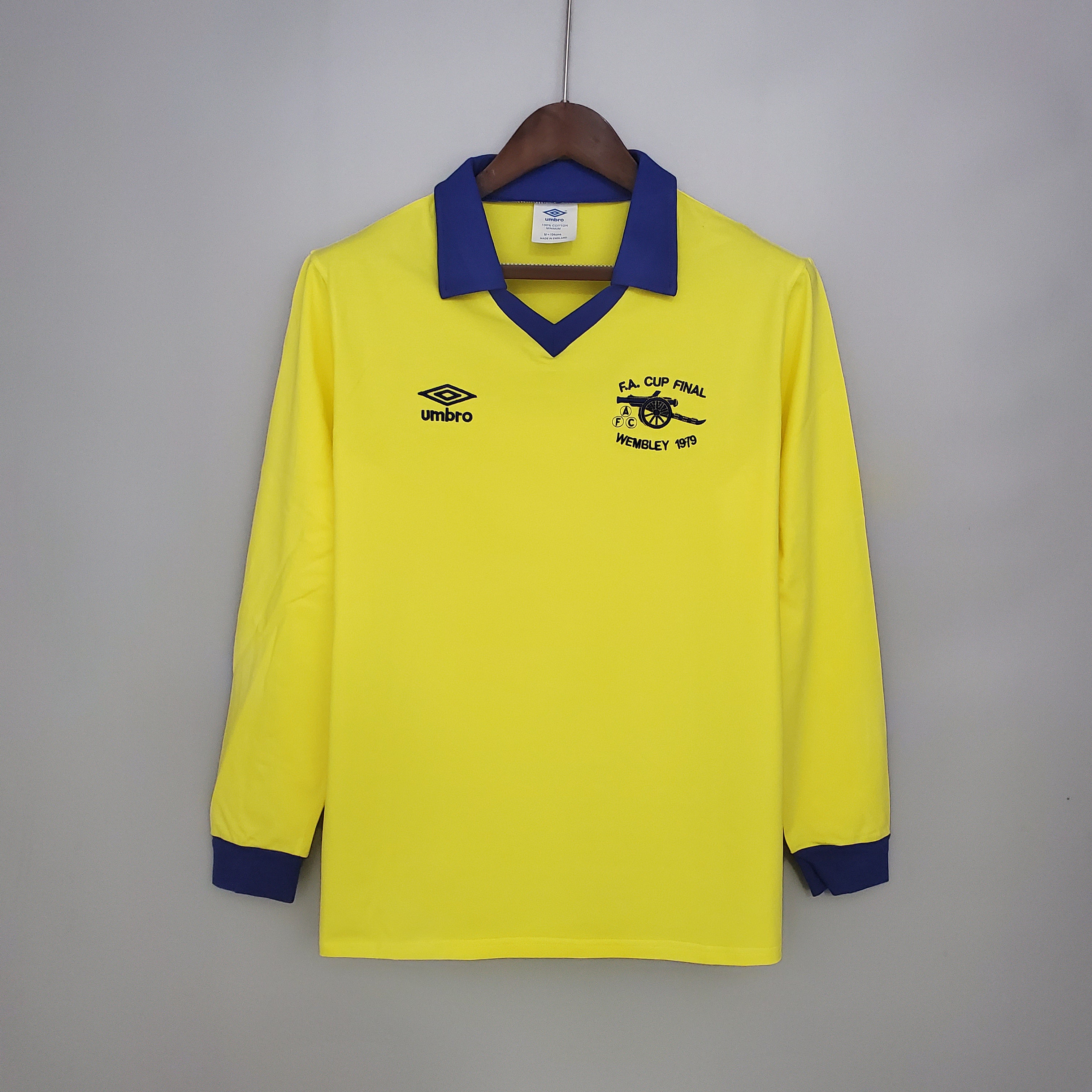 Arsenal away longsleeve jersey. Season 78/79