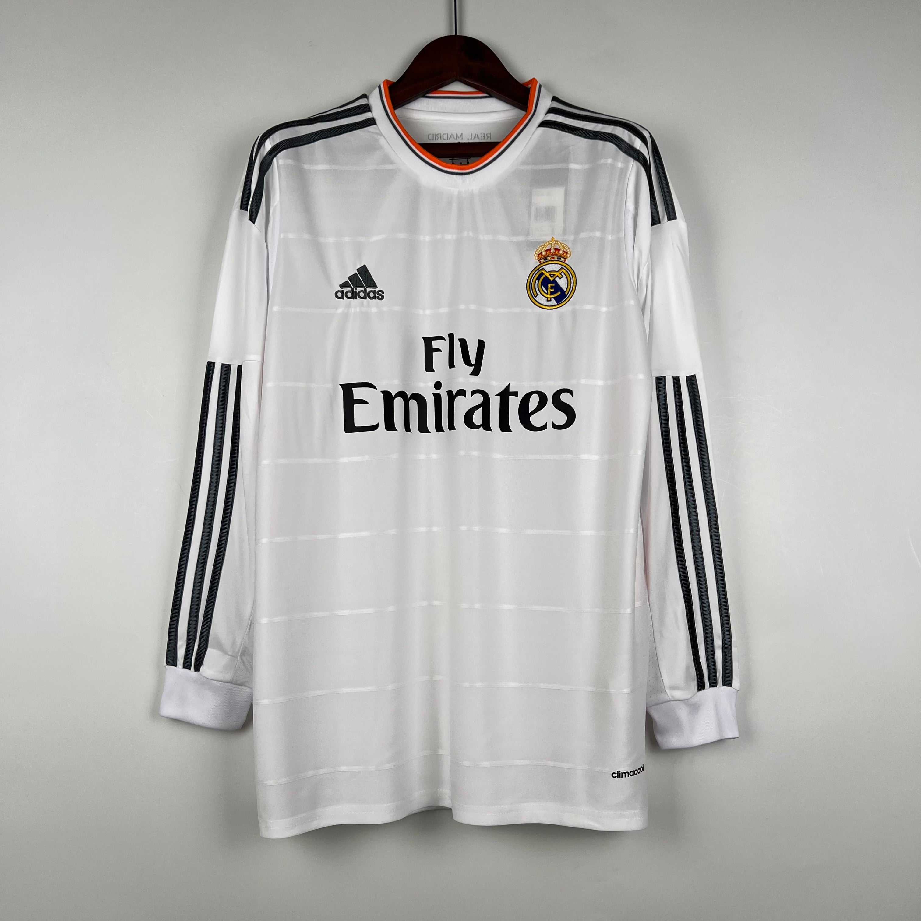 Real Madrid longsleeve home jersey. Season 13/14