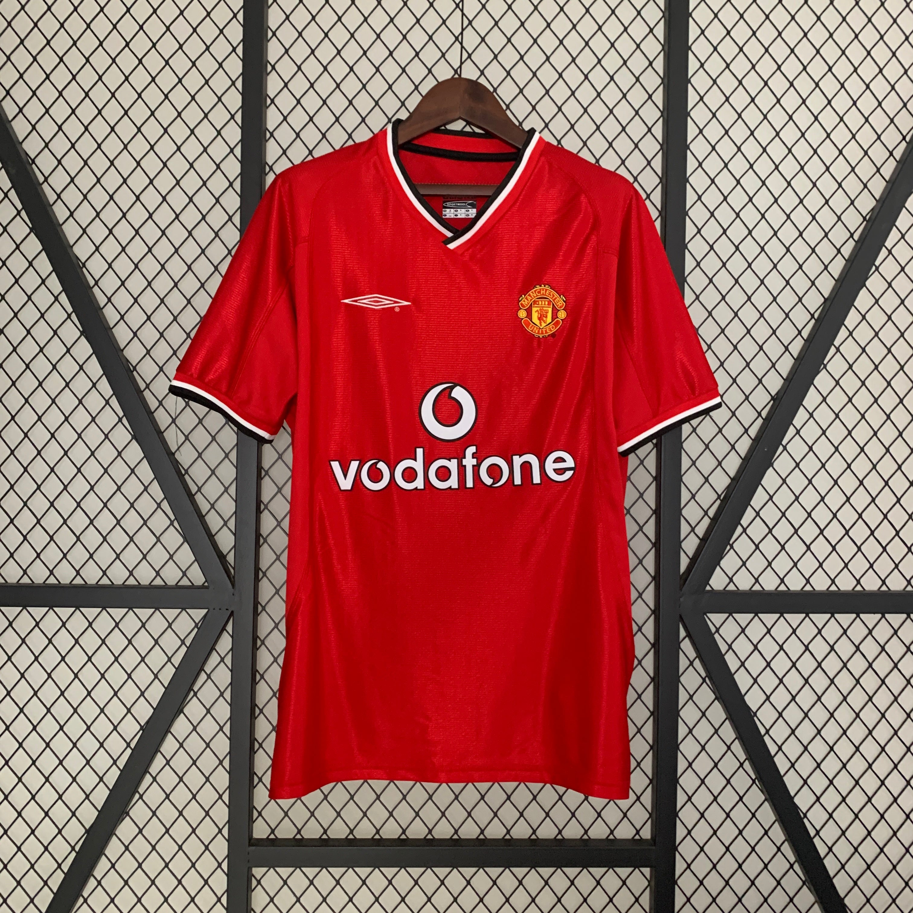Manchester United home jersey. Season 00/01