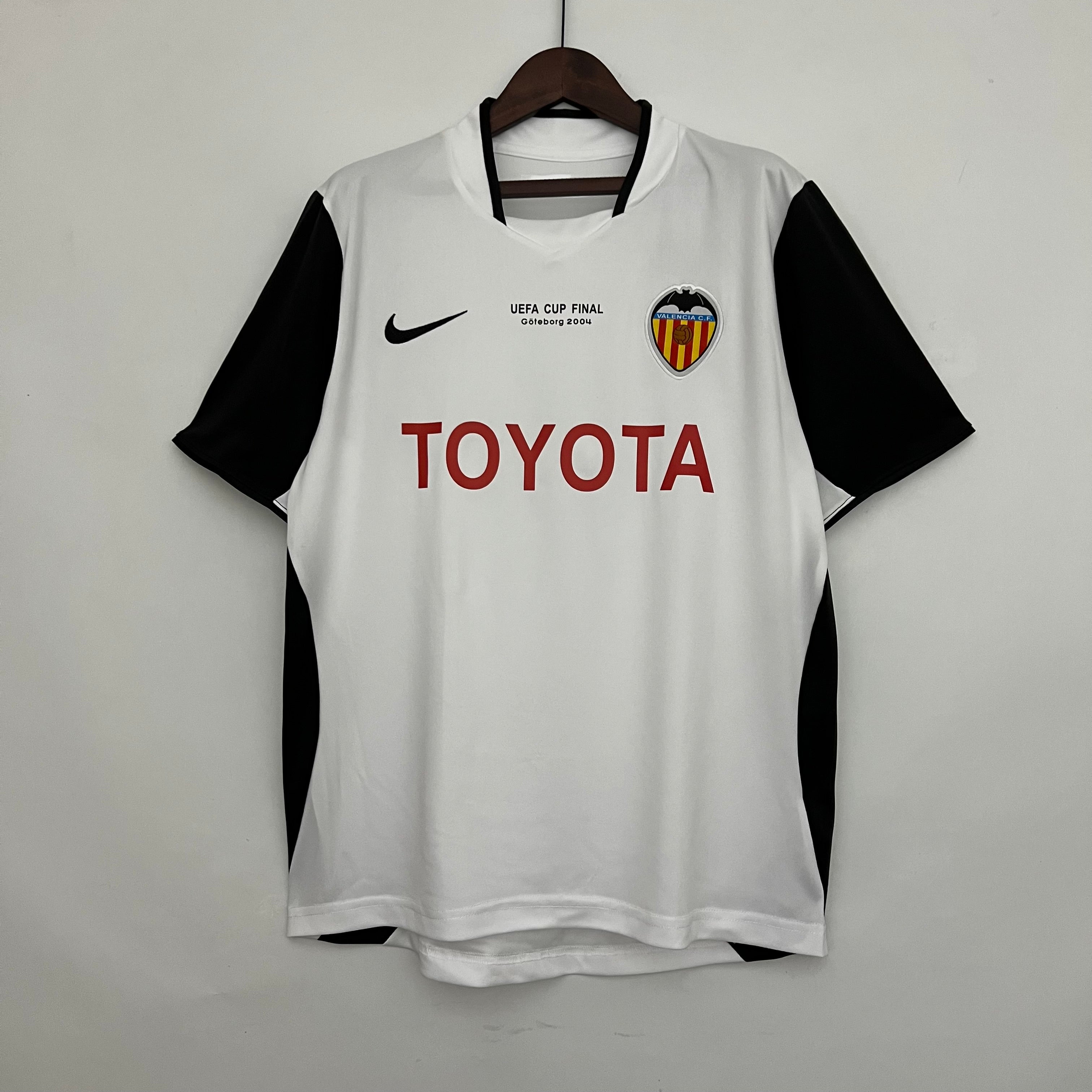 Valencia UEFA Cup 2004 Final jersey. Season 03/04