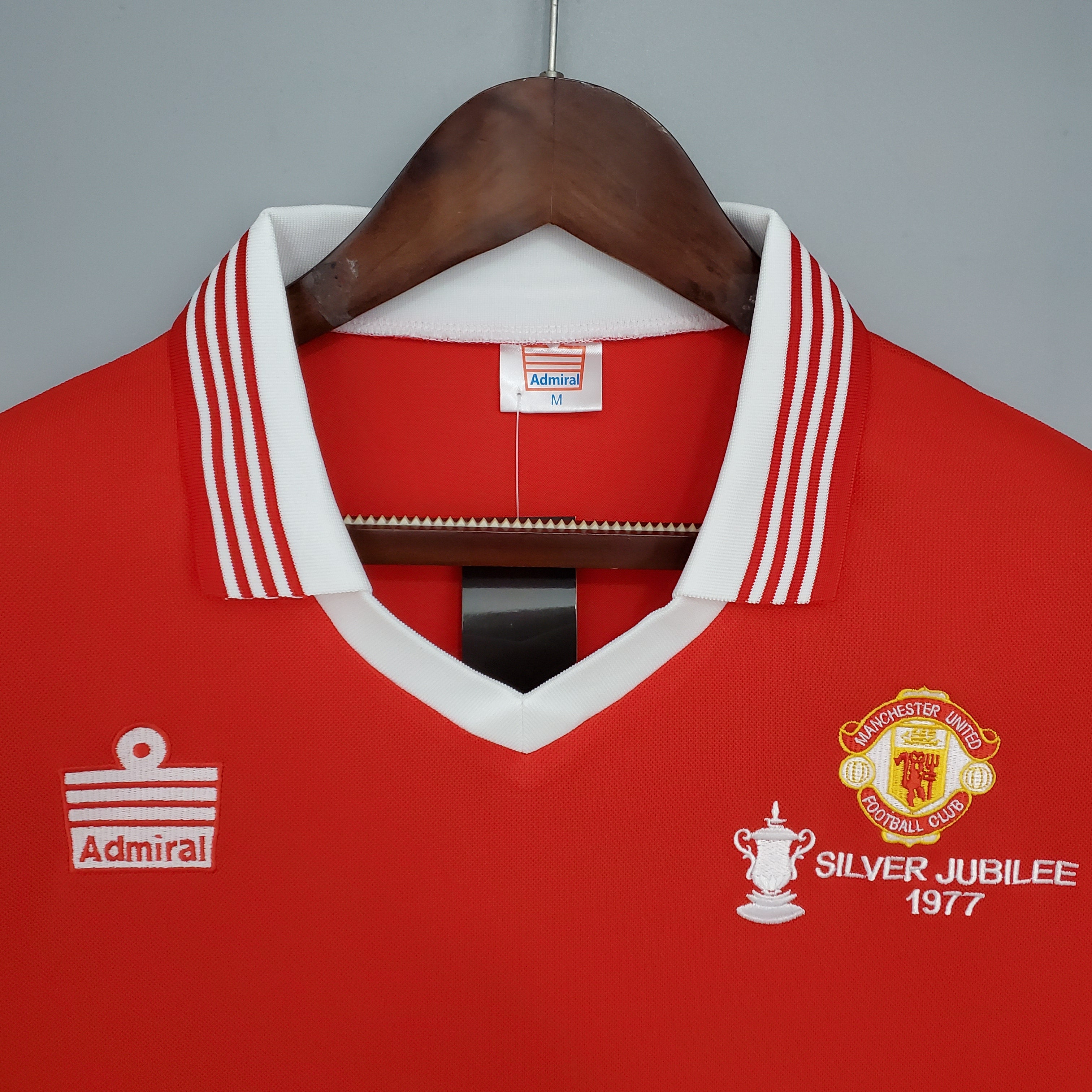 Manchester United home jersey. Season 77/78