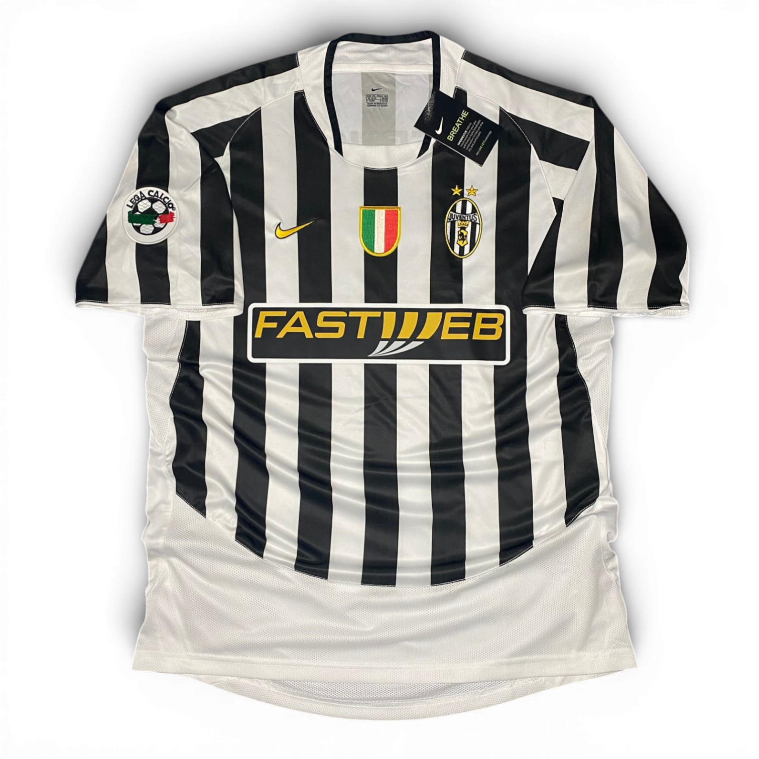 Juventus home jersey. Season 03/04. Pavel Nedved.