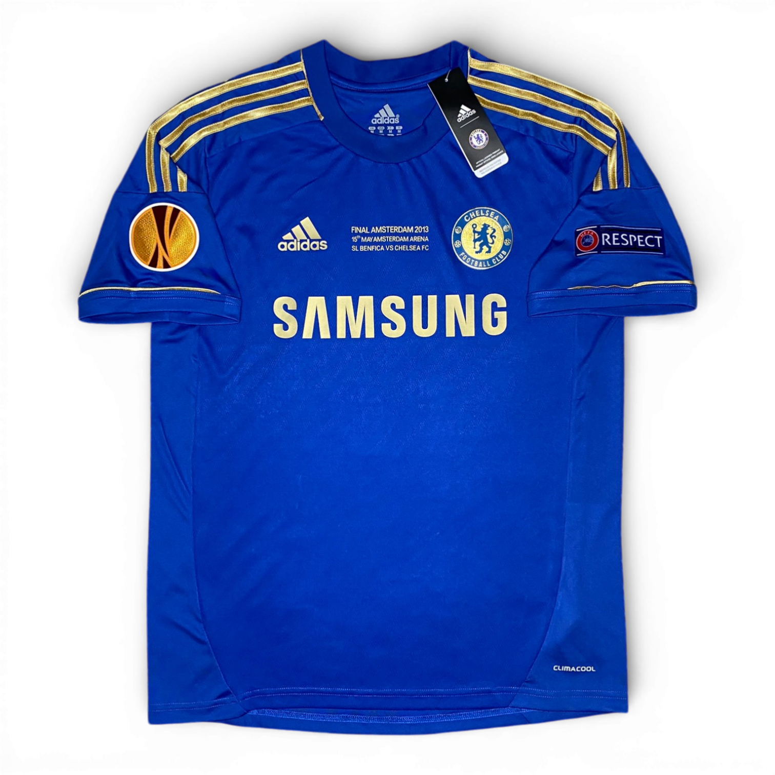 Chelsea home jersey for the 2013 Europa League final. Eden Hazard.