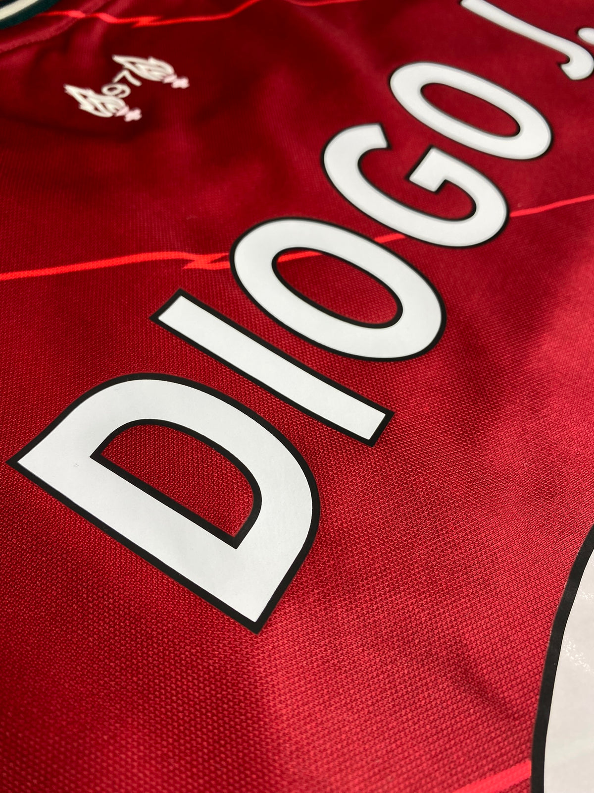 Liverpool home jersey. Season 21/22. Diogo Jota.