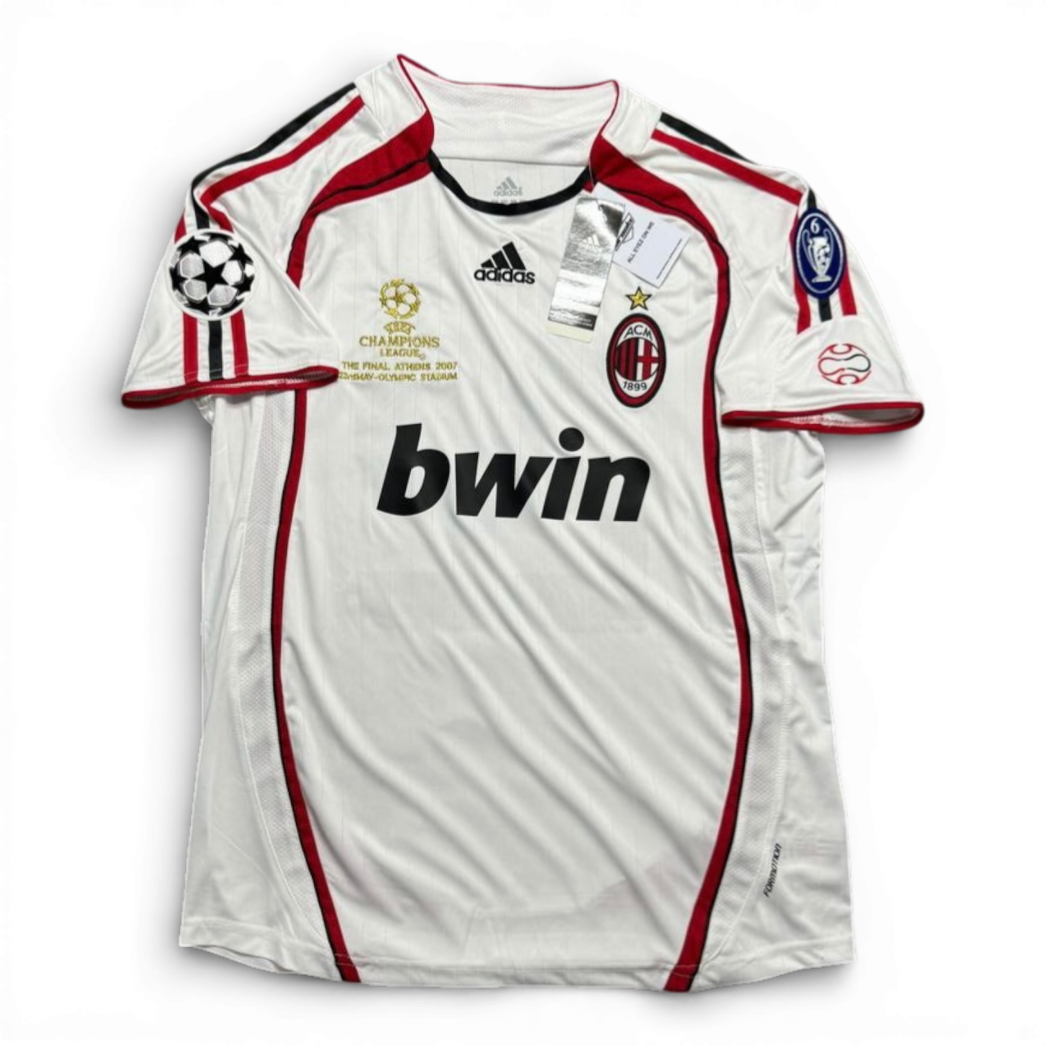 AC Milan's away jersey for the 2007 Champions League Final. Ricardo Kaka.