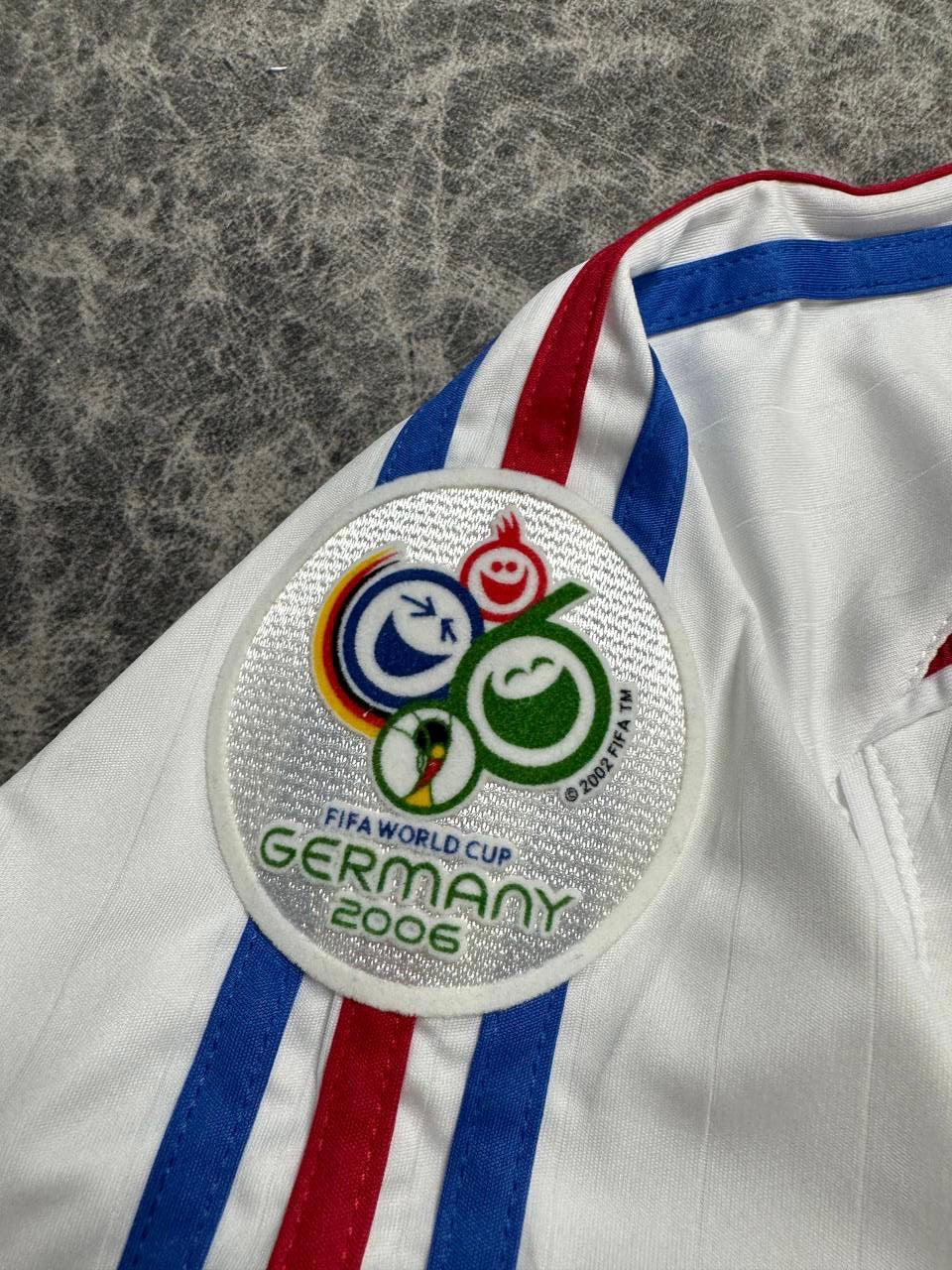 France's away jersey for the 2006 World Cup. Zinedine Zidane.