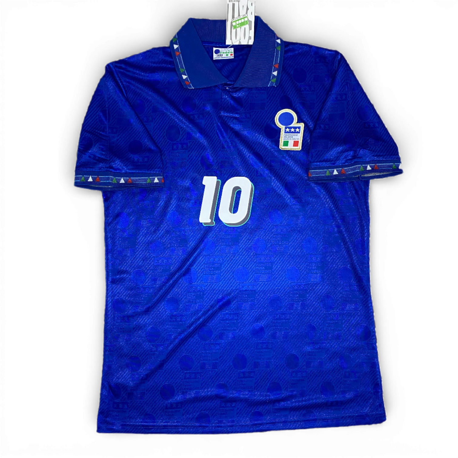 Italy's 1994 home jersey. Roberto Baggio