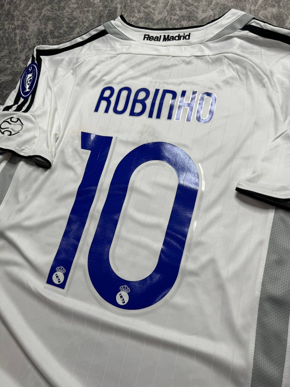Real Madrid's home jersey. Season 06/07. Robinho Robson de Souza