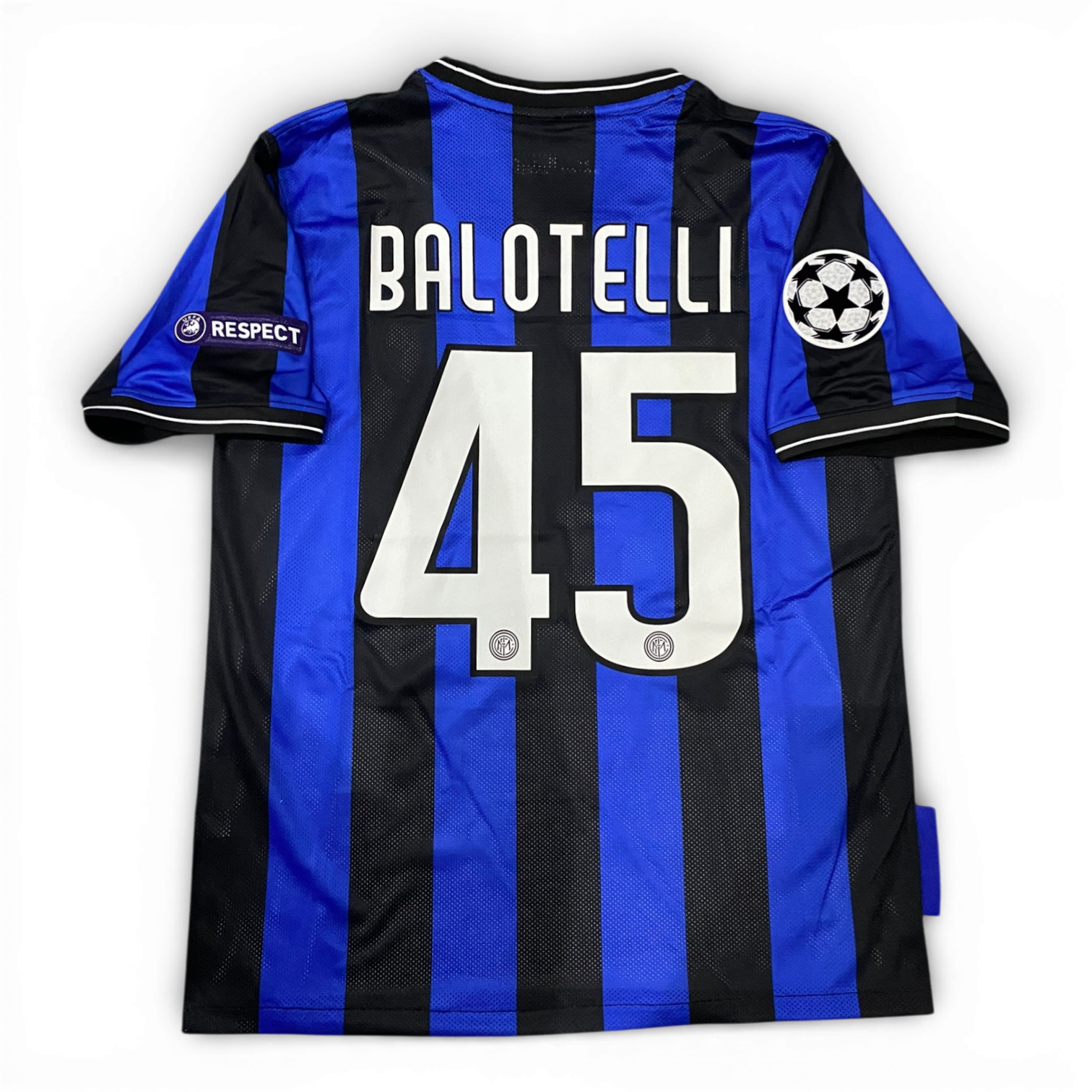 Inter Milan's 2010 Champions League Final Home Jersey. Mario Balotelli.