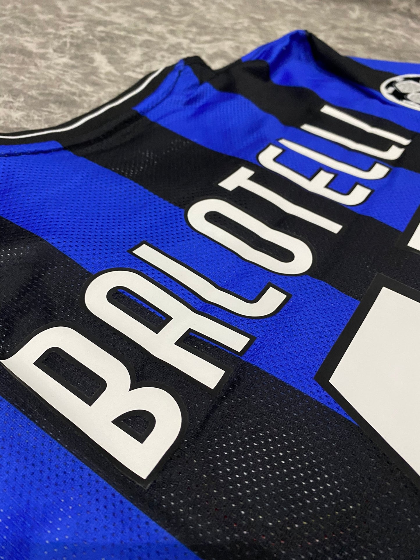 Inter Milan's 2010 Champions League Final Home Jersey. Mario Balotelli.