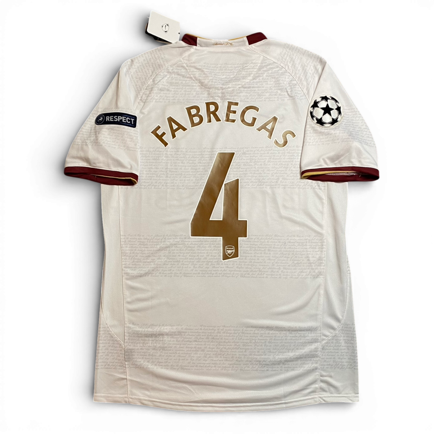 Arsenal away jersey. Season 07/08. Cesc Fabregas.