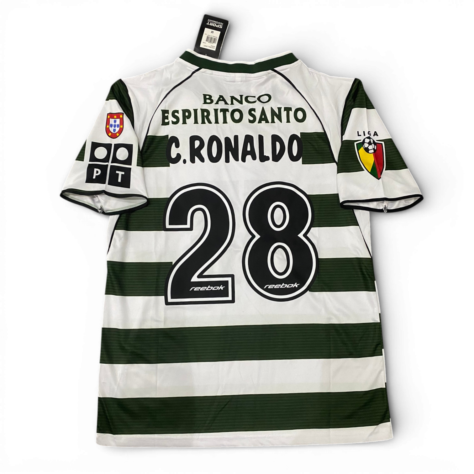 Sporting Lisbon home jersey. Season 02/03. Cristiano Ronaldo