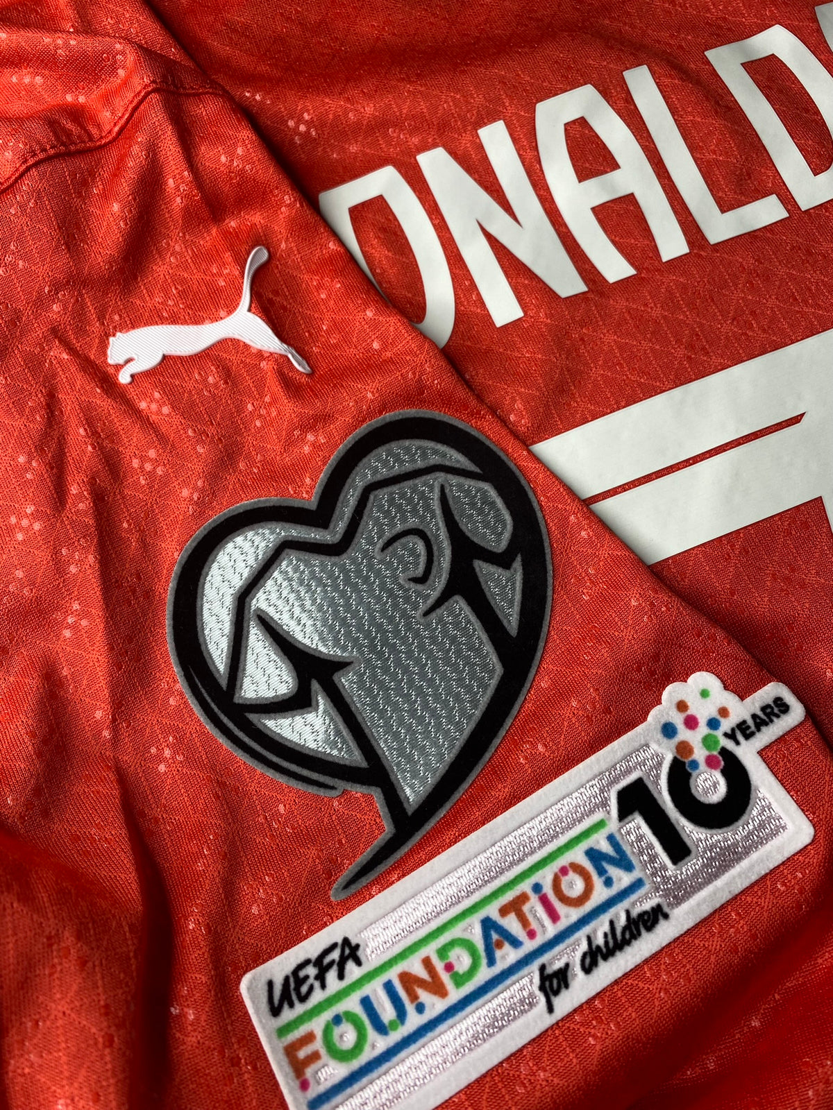 Portugal longsleeve home jersey 2025. Cristiano Ronaldo.