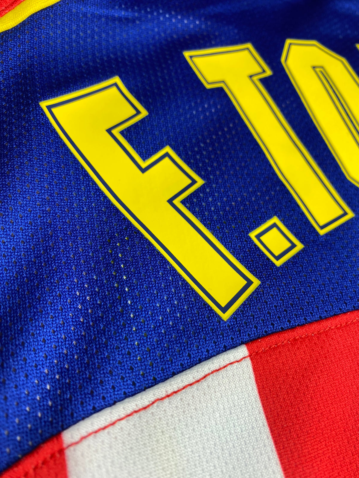 Atletico Madrid longsleeve home jersey. Season 04/05. Fernando Torres