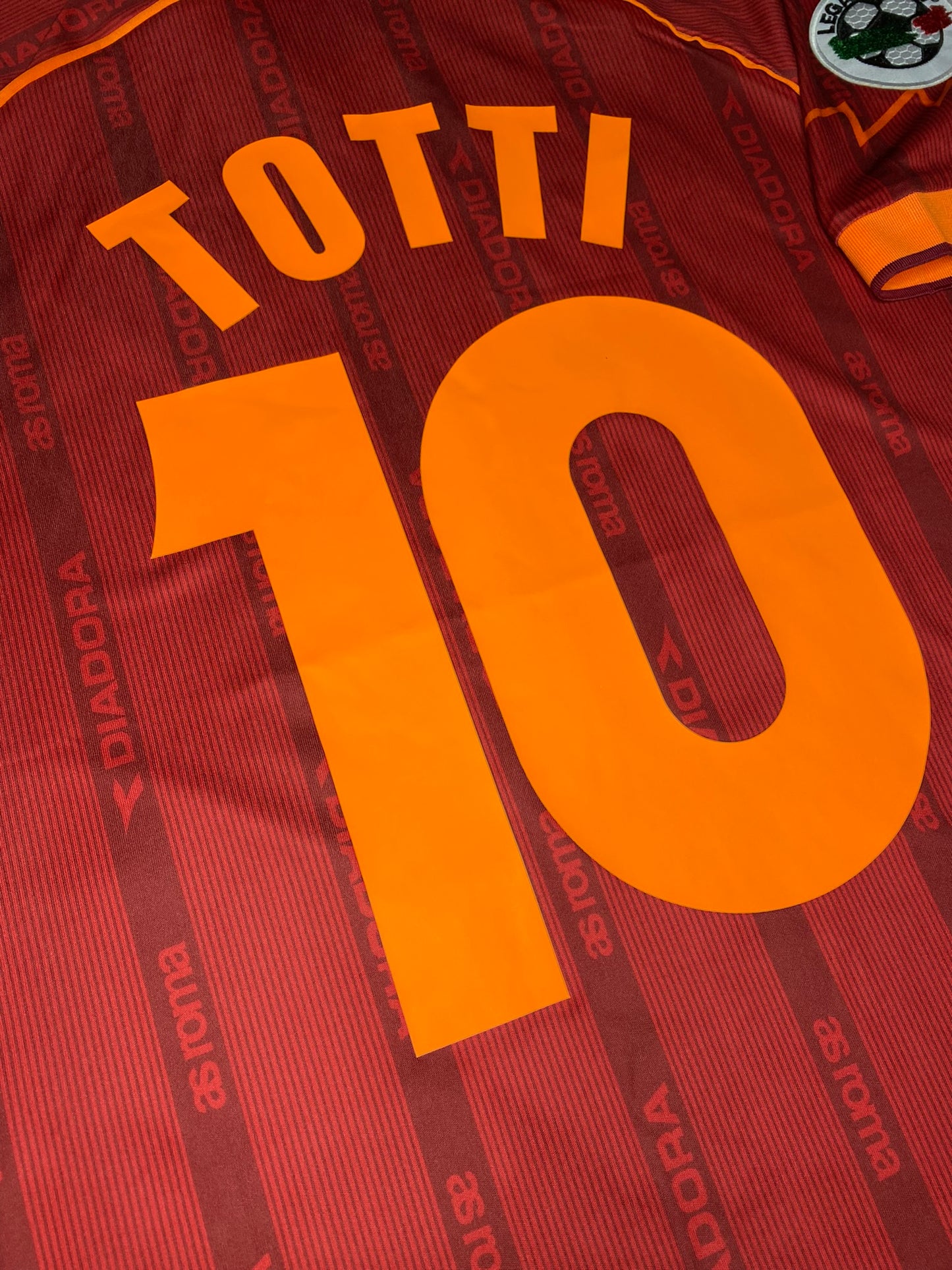 AS Roma home jersey. Season 99/00. Francesco Totti