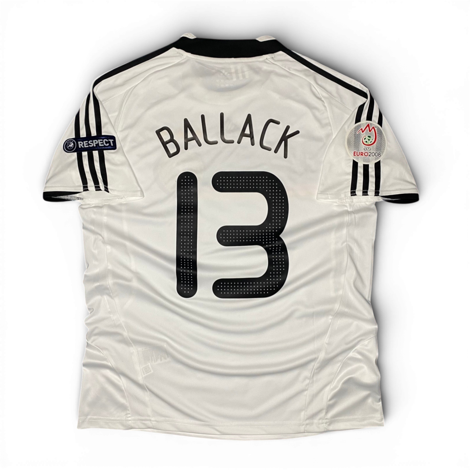 Germany's home jersey for Euro 2008. Michael Ballack