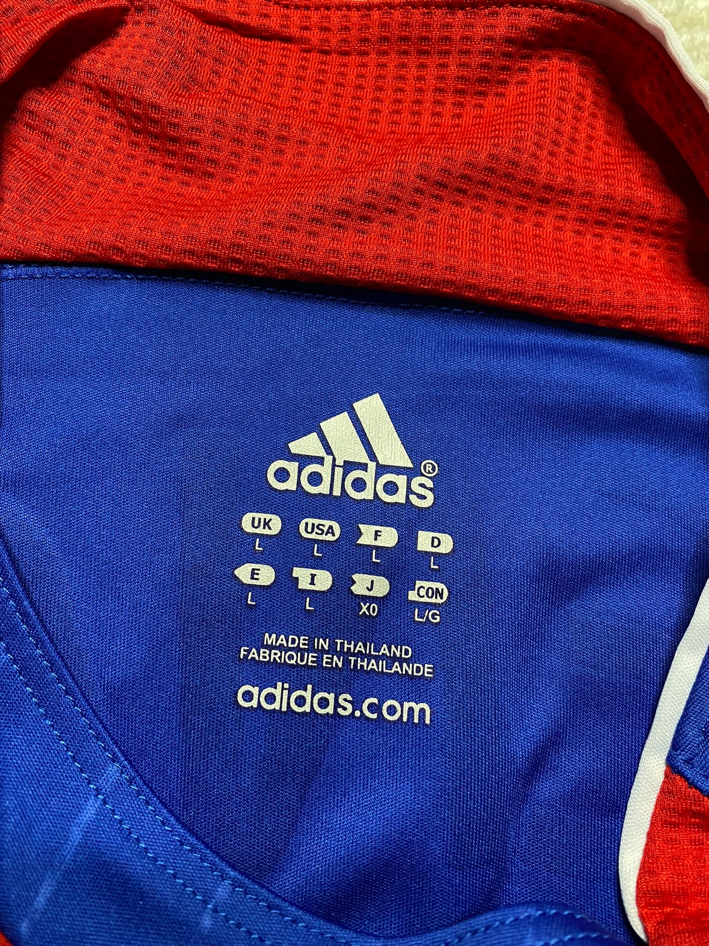 France's home jersey for the 2006 World Cup. Zinedine Zidane.