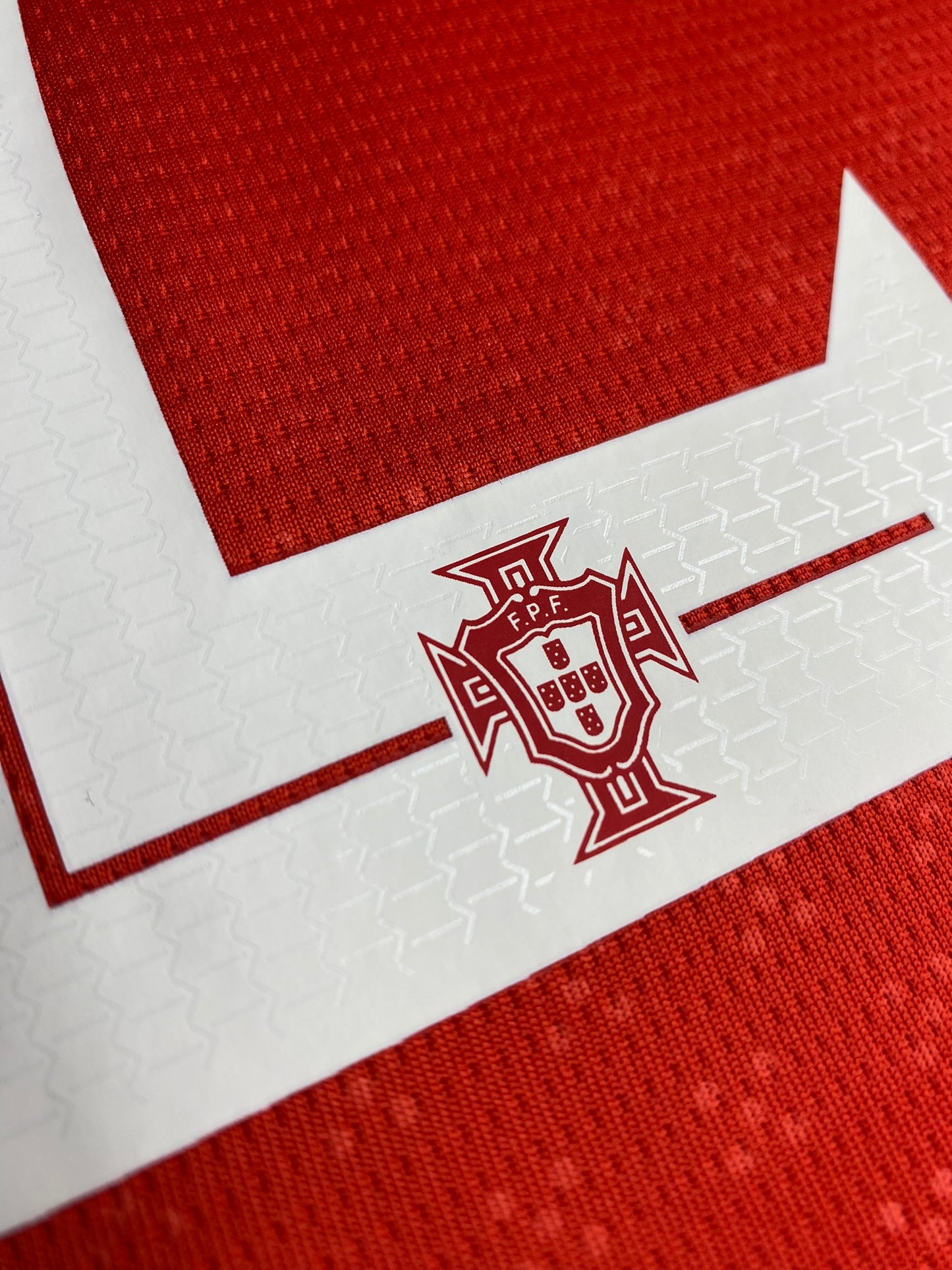 Portugal longsleeve home jersey 2025. Nuno Mendes