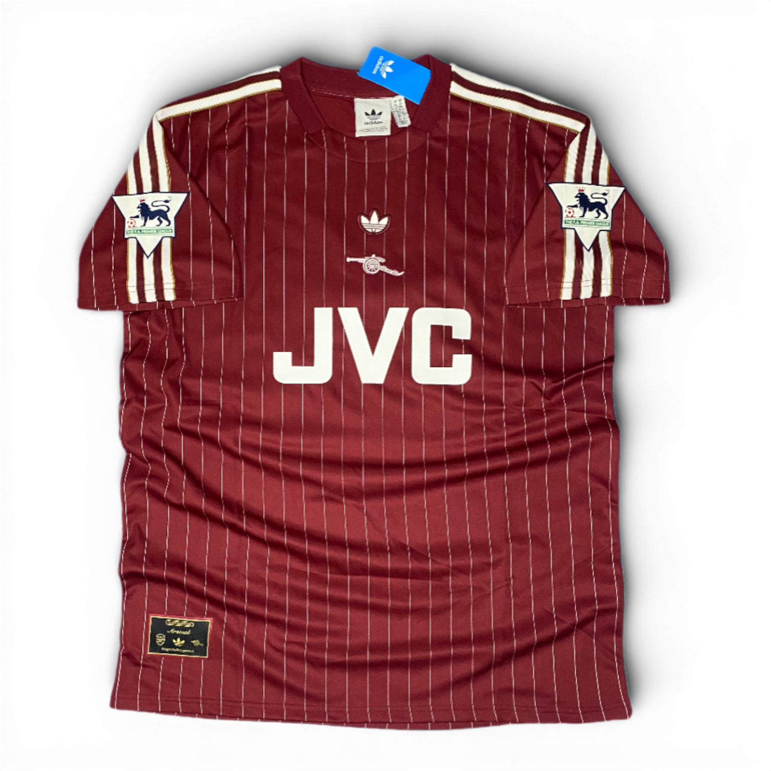 Custom Arsenal Adidas Terrace Icons Thierry Henry T-shirt