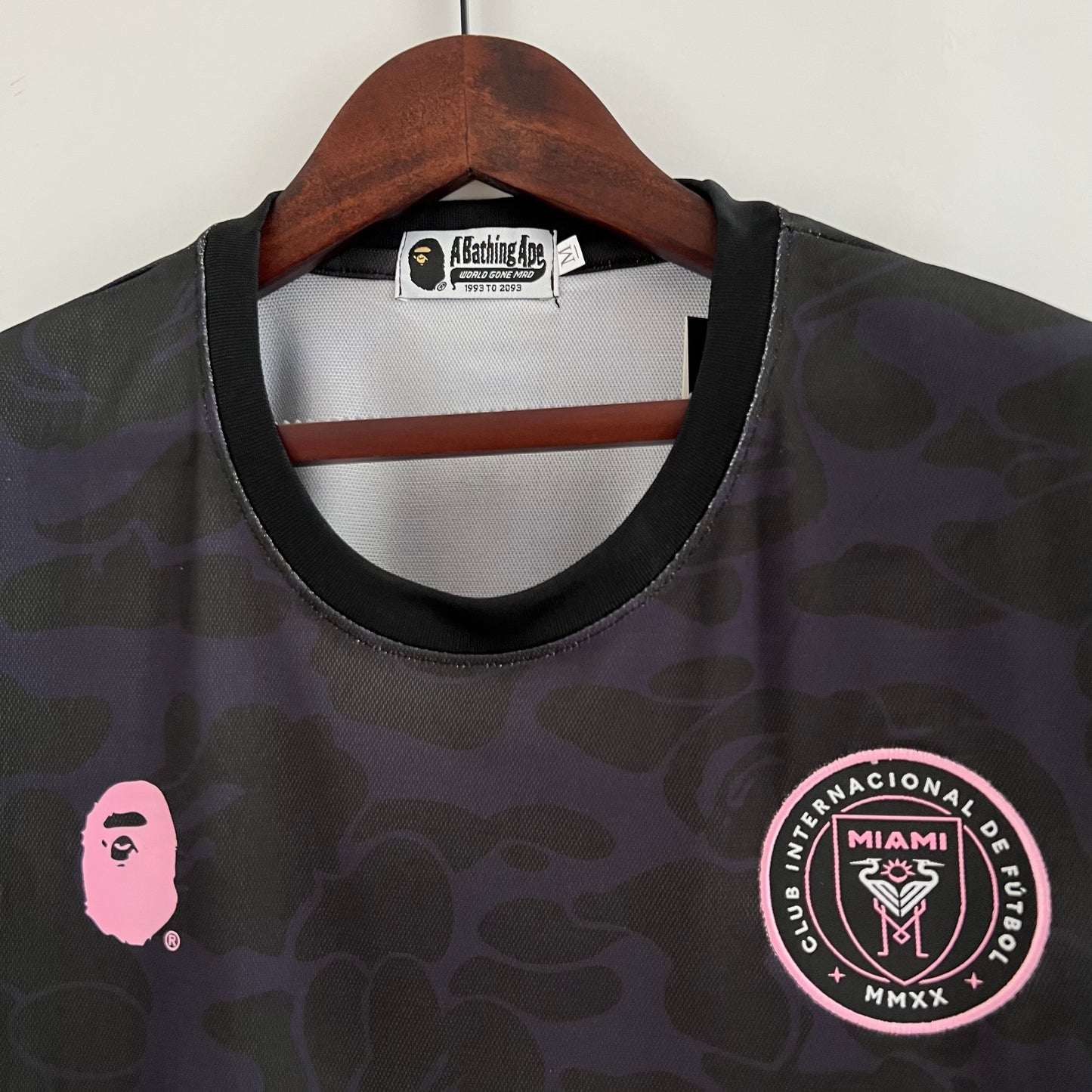Inter Miami x BAPE Collaboration jersey. (black)