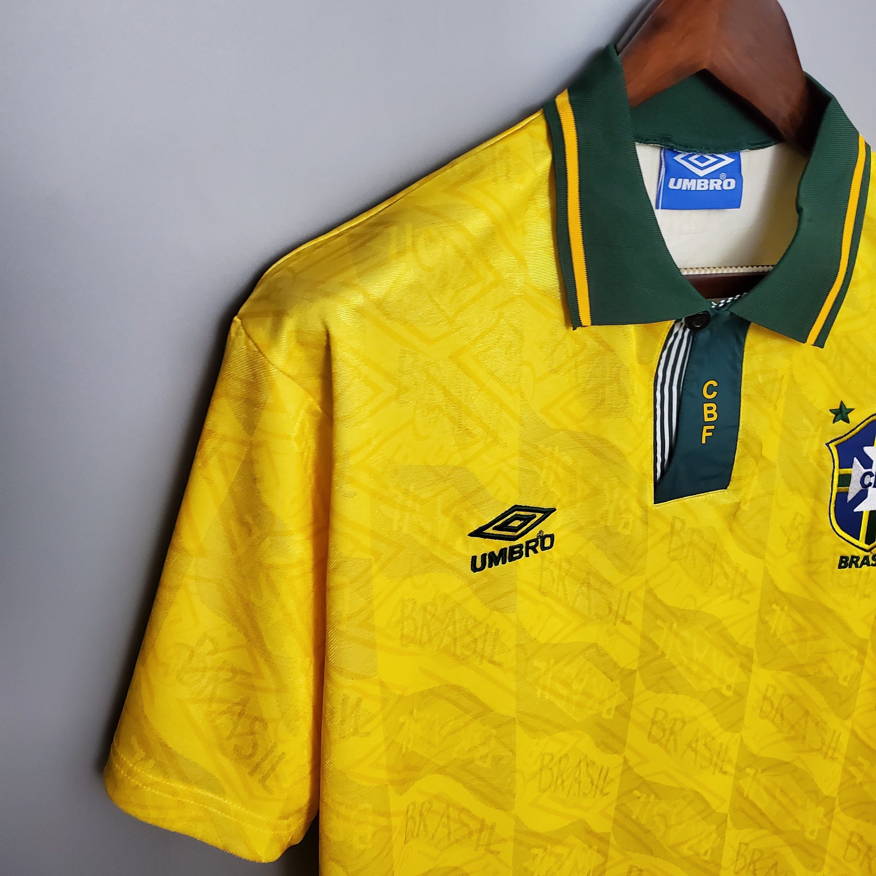 Brazil home jersey. Season 1991
