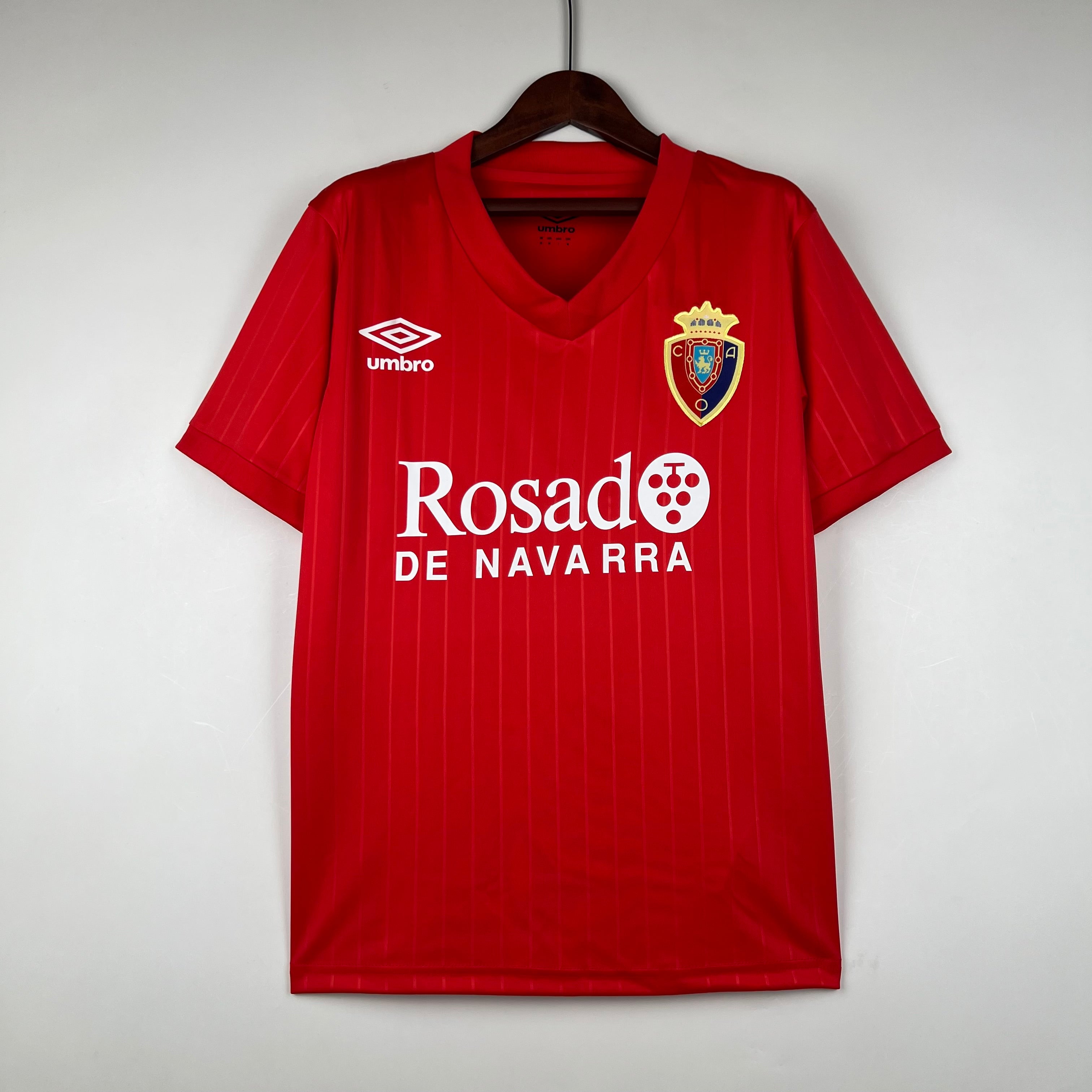 Osasuna home jersey. Season 87/88
