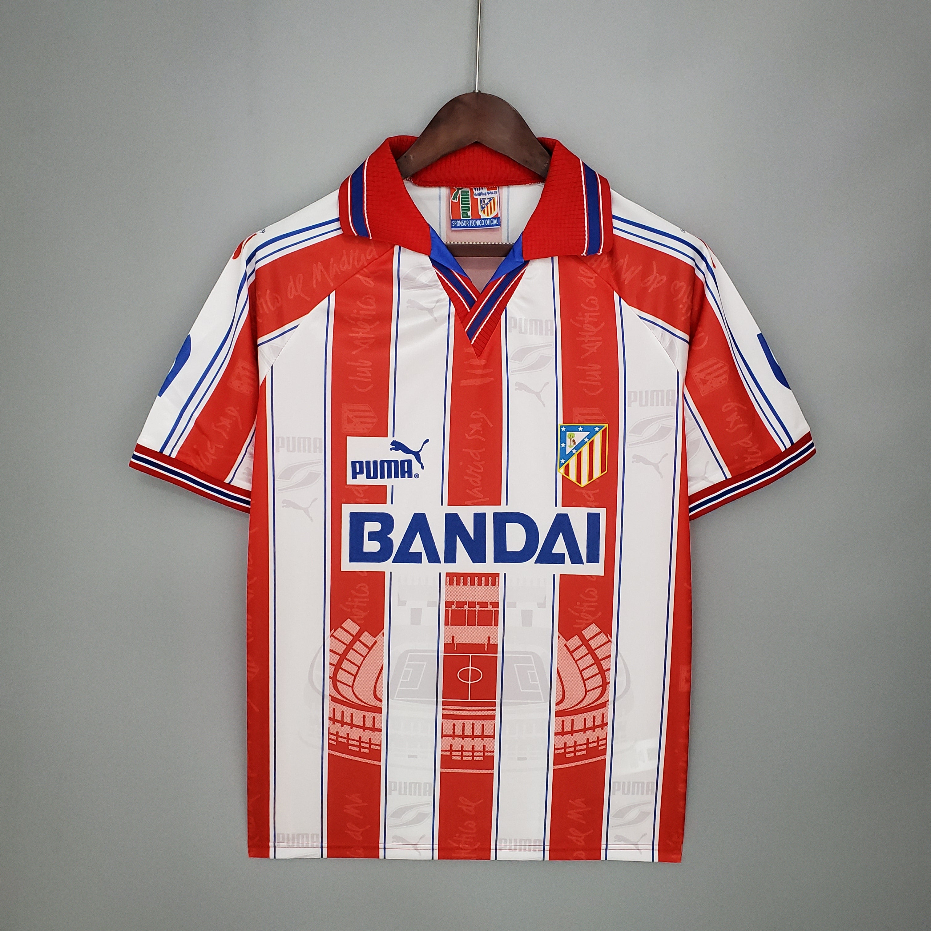 Atletico Madrid home jersey. Season 96/97